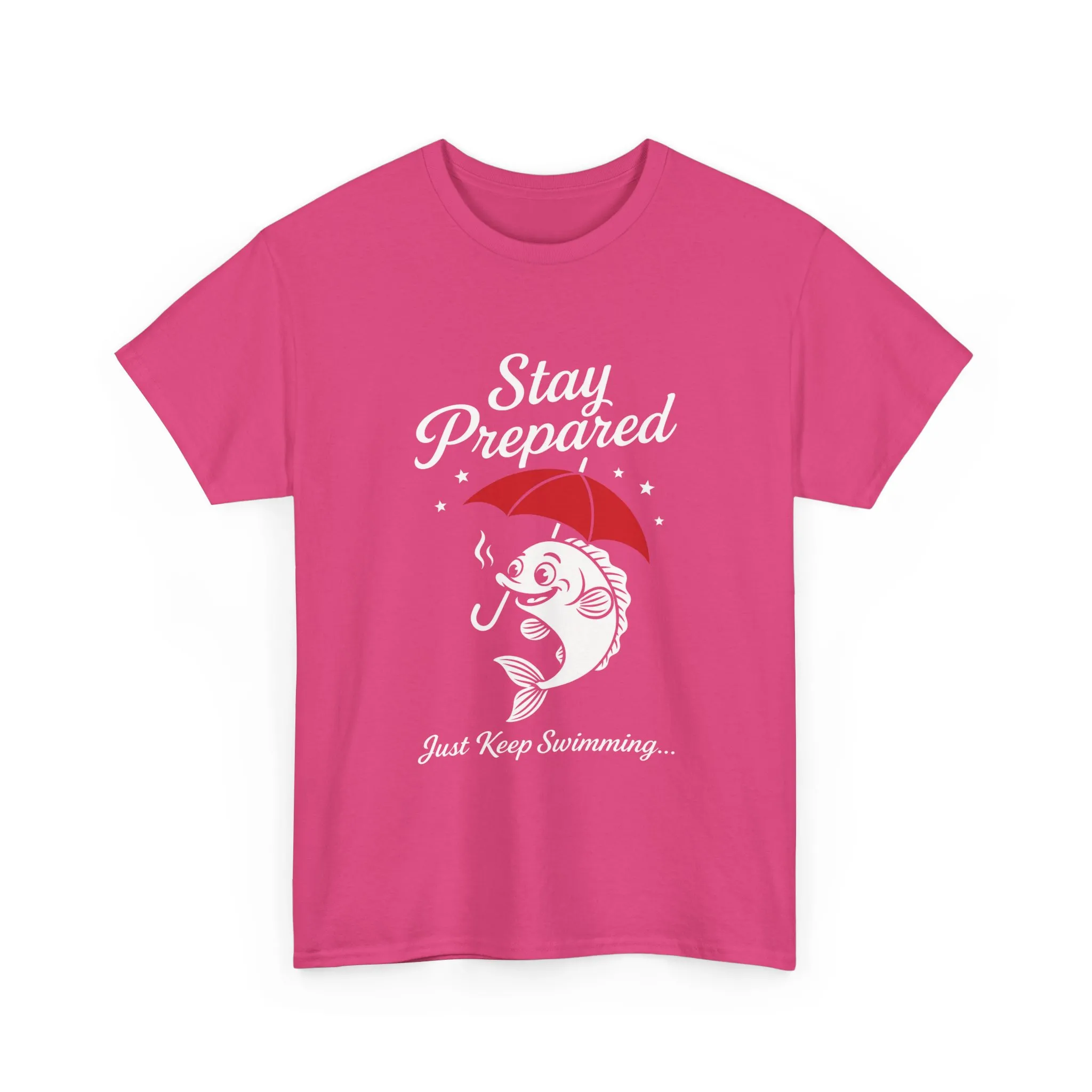Stay Prepared Fish Shirt for Women - Just Keep Swimming Funny Nautical Tee - Positive Fishing Gift, Outdoor Adventure Apparel - Image 22