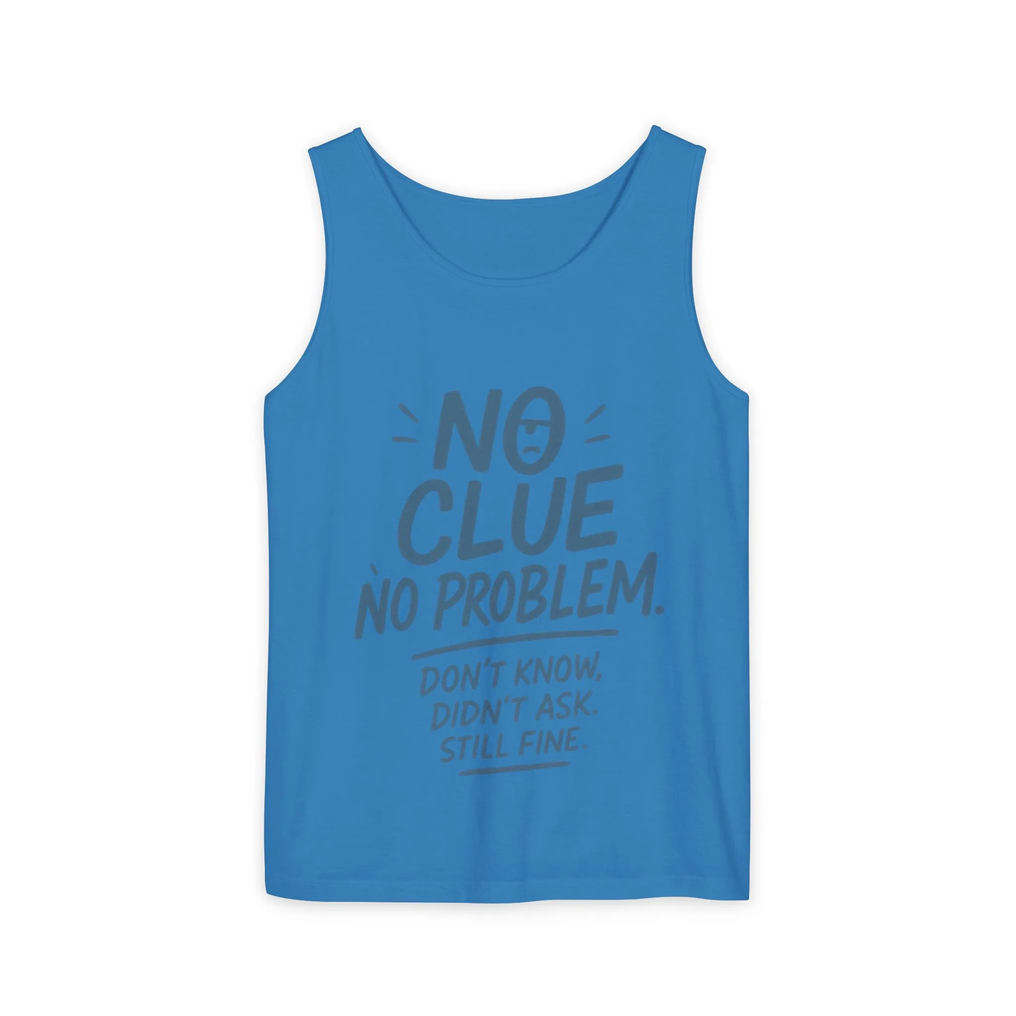 Funny No ClueWomens Tank Top, No Problem Quote Shirt, Dont Know Didnt Ask Graphic Tee, Gift for Her, Humorous Tee, Workout Sleeveless Shirt - Image 15