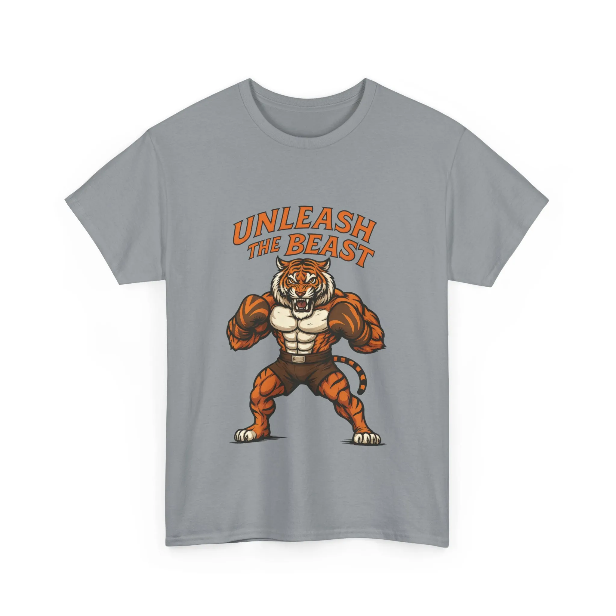 Unleash The Beast Tiger Gym Shirt, Mens Workout T-Shirt, Bodybuilding Motivation Tee, Fitness Muscle Tiger Graphic, Strong Beast Gym Top - Image 13