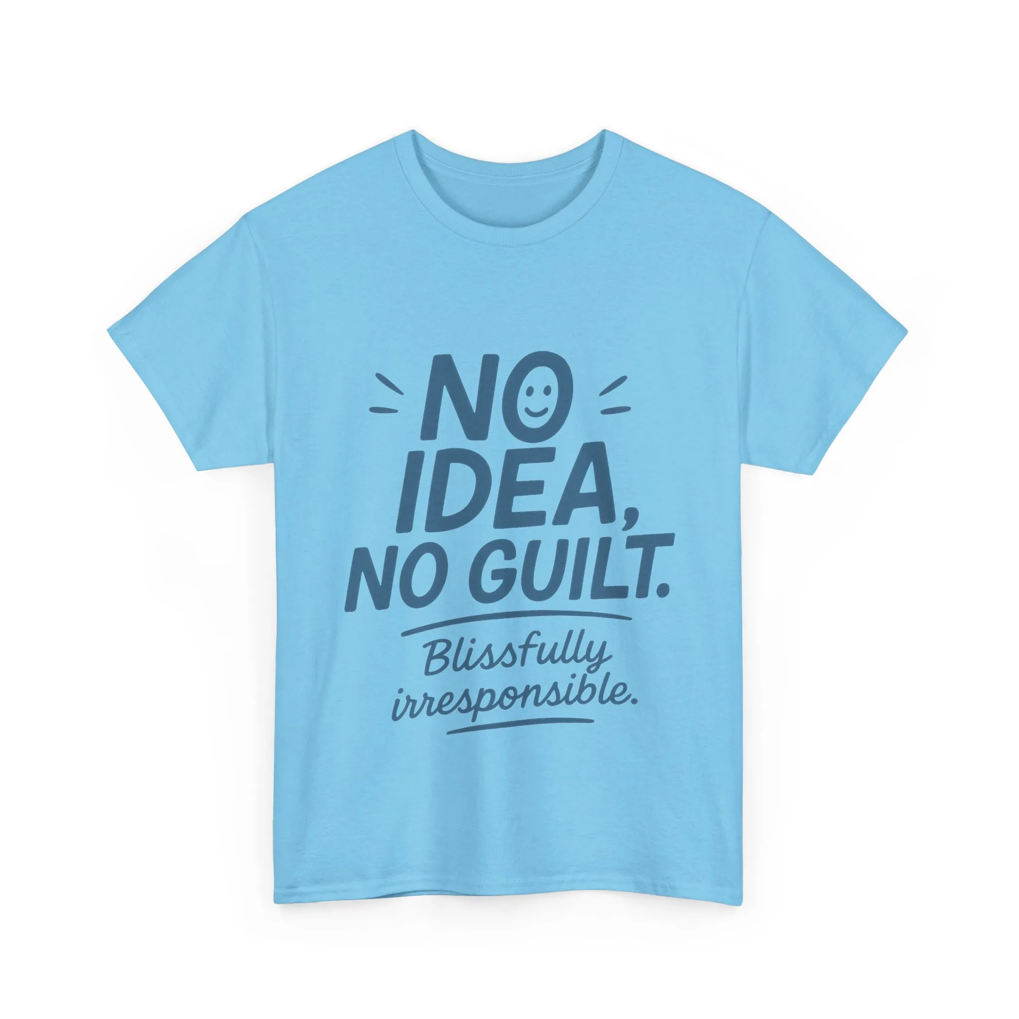 Funny No Idea Womens T-Shirt, No Guilt Quote Shirt, Irresponsible Humor Tee, Relaxed Fit Gift for Her, Funny Quote Shirt, Funny Quote Shirt - Image 16