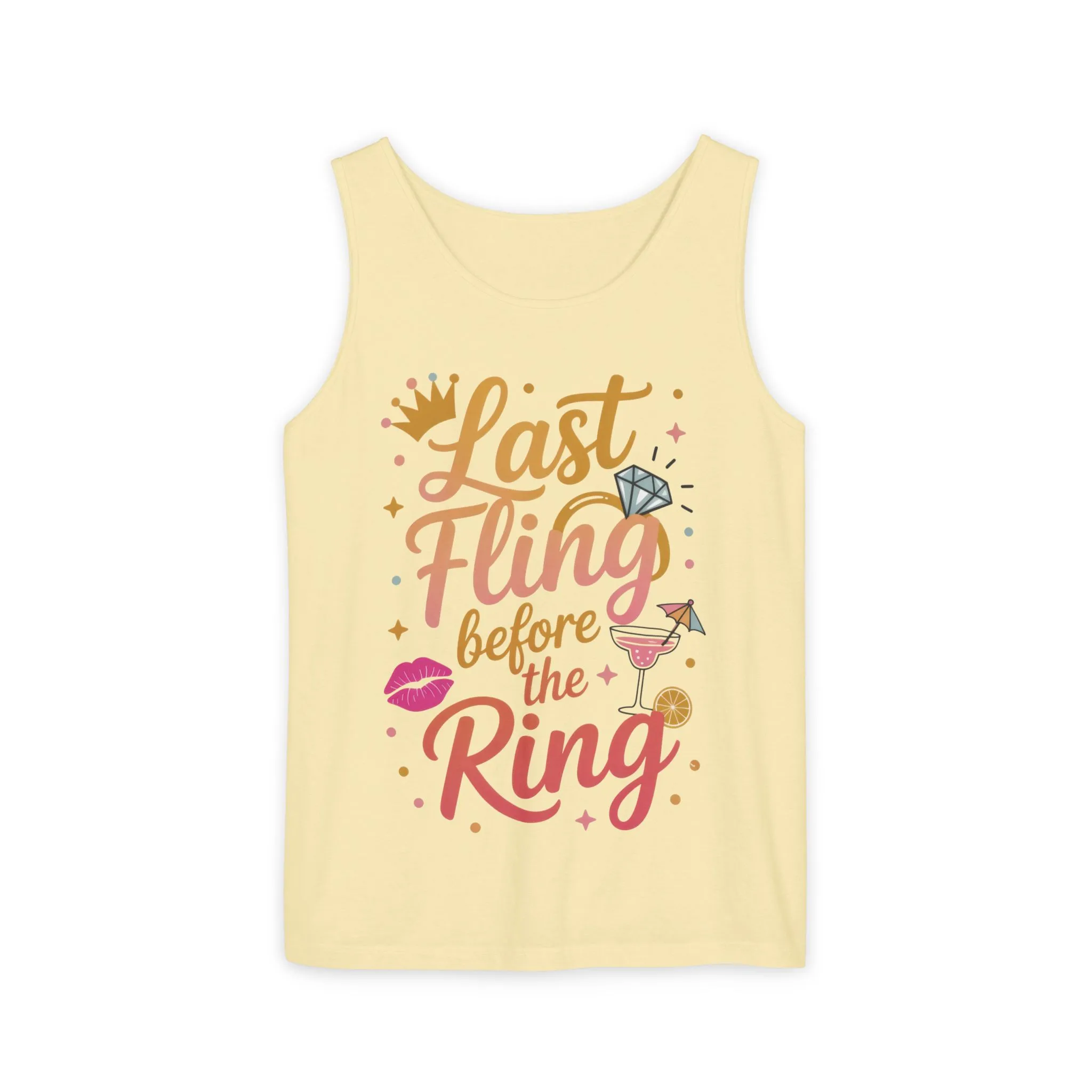 Last Fling Before the Ring T-Shirt, Bachelorette Party Tee, Bridesmaid Wedding Tee, Hen Party Shirts, Bridal Shower, Bridesmaids Gift - Image 5