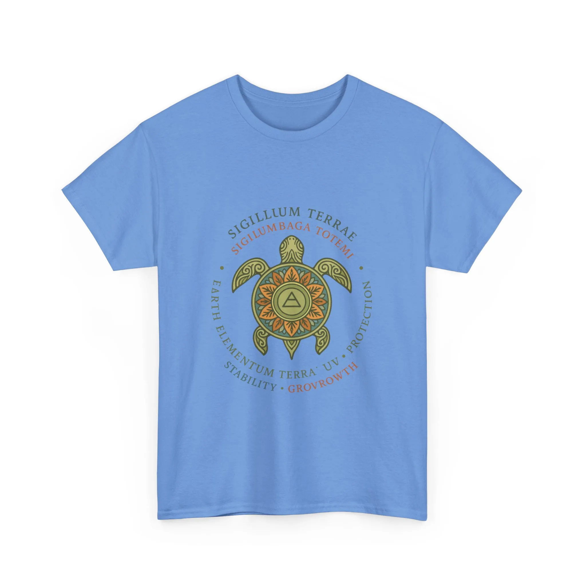 Earth Totem Turtle Unisex T-Shirt, Sigillum Terrae Symbol, Elemental Growth Unisex Tee, Spiritual UV Protection Shirt, Nature Symbol Gift - Image 29
