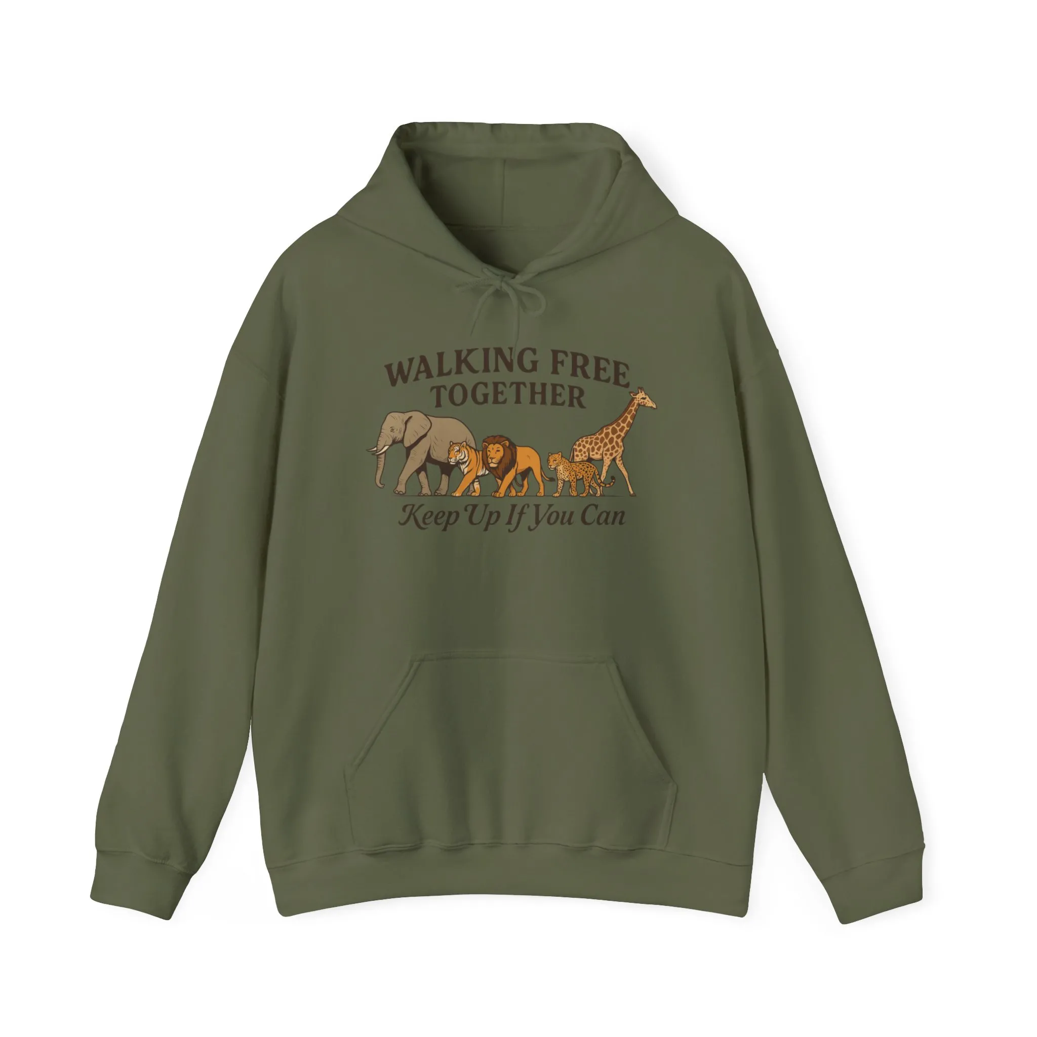 Spirit of the Wild Lion Mens Hoodie - Vacation Mode Funny Jungle King Graphic Pullover for Men, Wildlife Lovers Gift, Cozy Nature Hoodie - Image 13