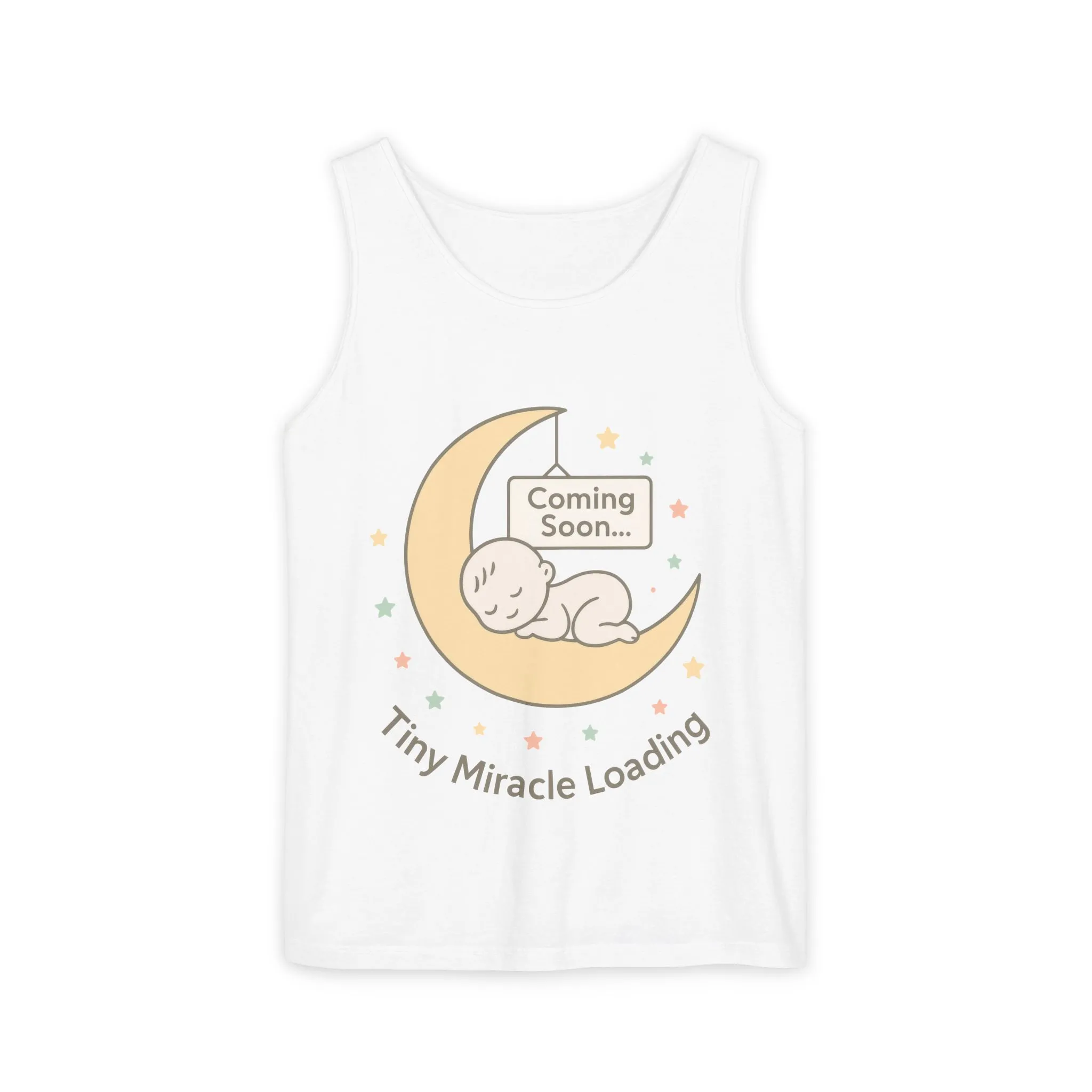 Maternity Tank Top, Coming Soon Pregnancy Announcement Top, Mom To Be Gift, Expecting Baby Reveal Tee, Baby Shower Top, Gender Reveal Top - Image 3