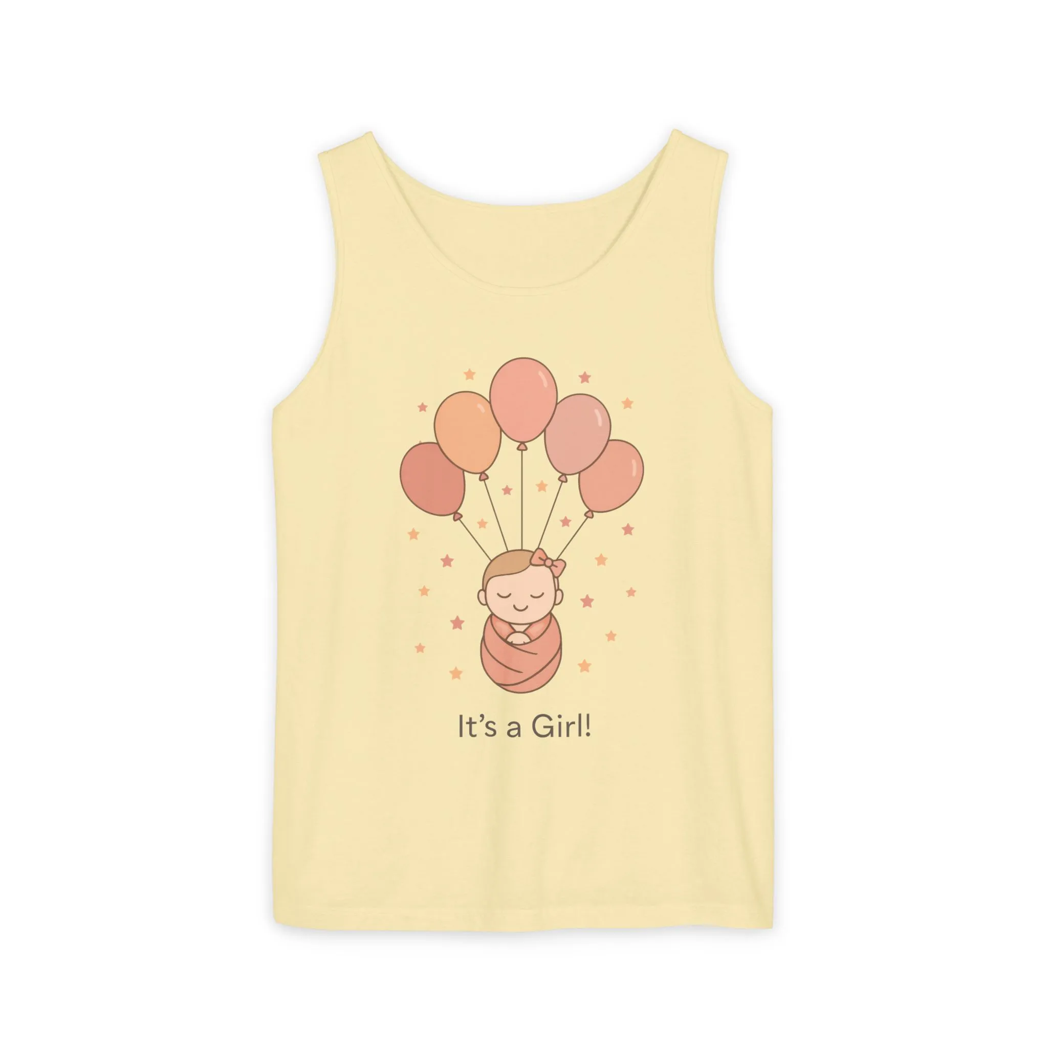 It's a Girl! Baby Shower Tank Top, Baby Girl Pregnancy Announcement Shirt, Gender Reveal Mom To Be Gift, Expecting Baby Shower Top - Image 19