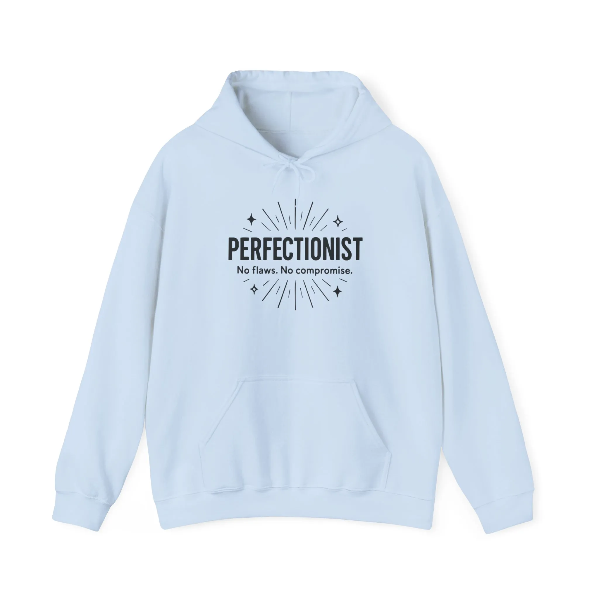 Womens Perfectionist Hoodie, Minimalist No Flaws Sweatshirt, Empowered Clean Look Pullover, Gift for Organized Women - Image 31