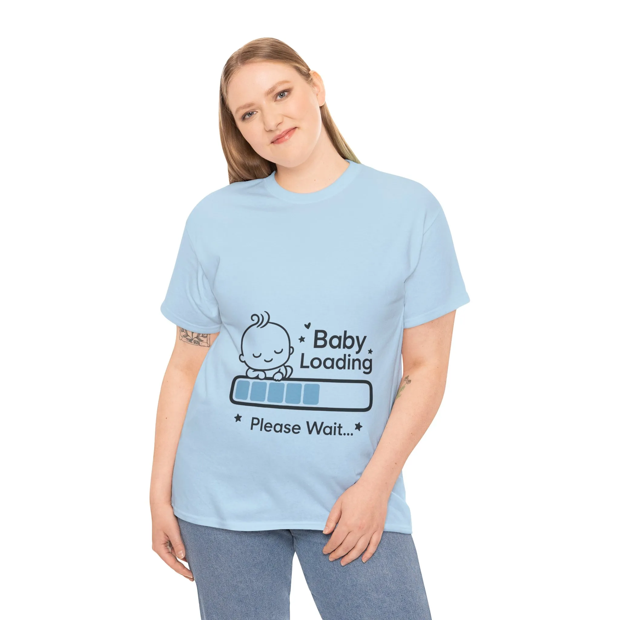 Baby Loading Maternity T-Shirt, Funny Pregnancy Announcement Tee, Mom To Be Gift, Expecting Baby Tee, Pregnancy Reveal Top, Baby Shower Gift - Image 36