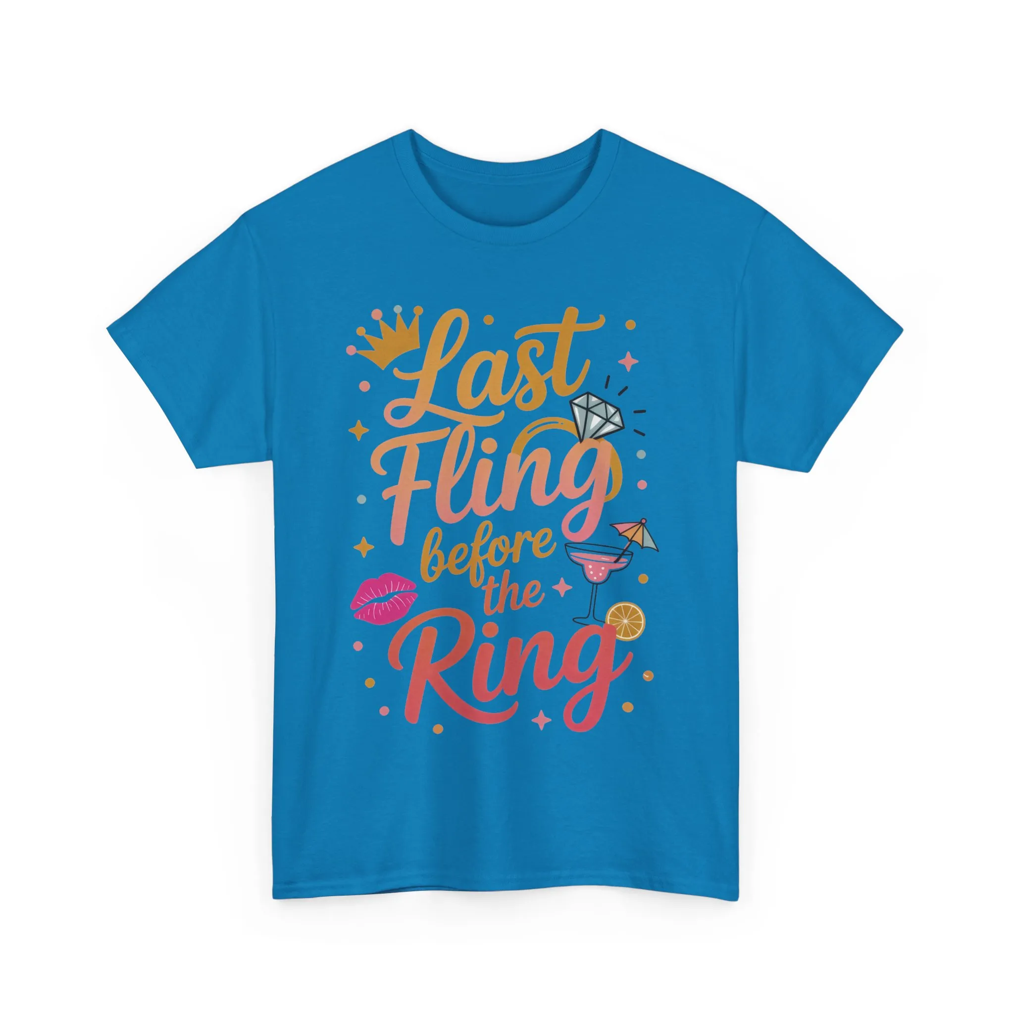 Last Fling Before the Ring T-Shirt, Bachelorette Party Tee, Bridesmaid Wedding Tee, Hen Party Matching Top, Bridal Shower, Bridesmaids Gift - Image 31