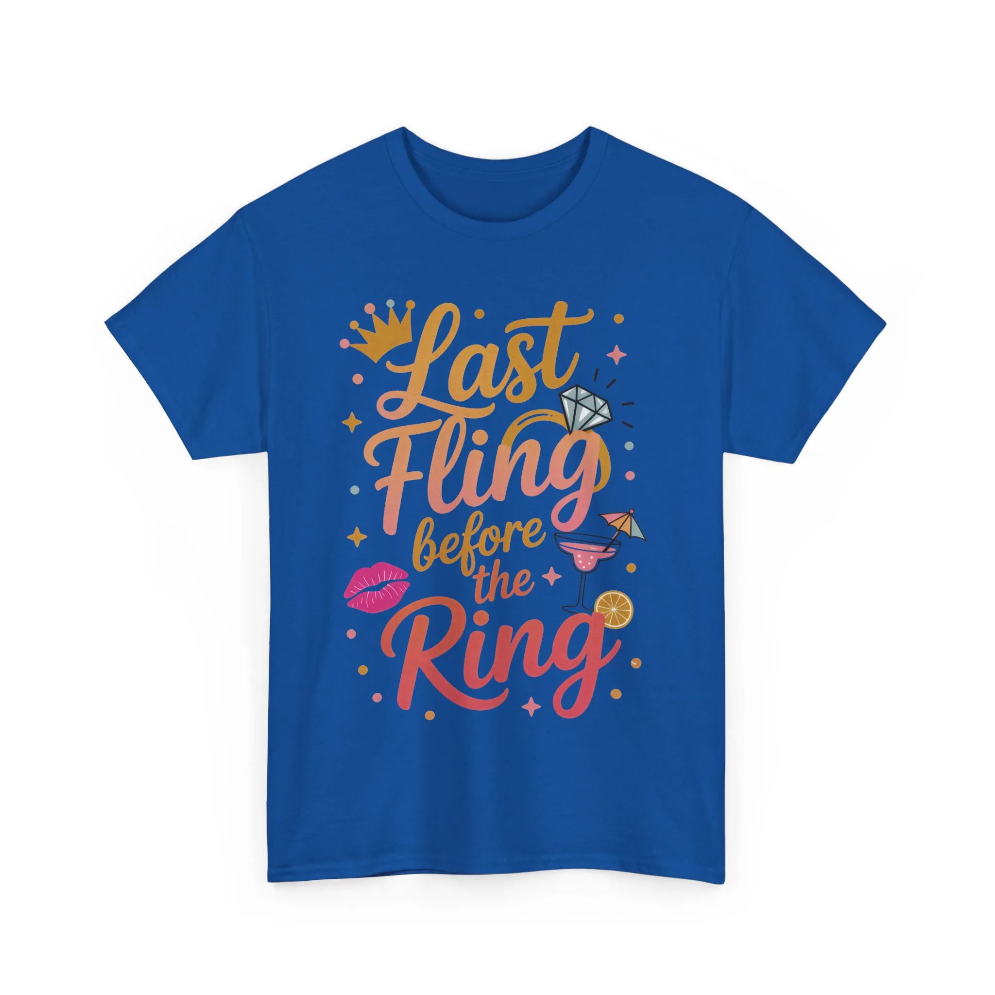 Last Fling Before the Ring T-Shirt, Bachelorette Party Tee, Bridesmaid Wedding Tee, Hen Party Matching Top, Bridal Shower, Bridesmaids Gift - Image 22