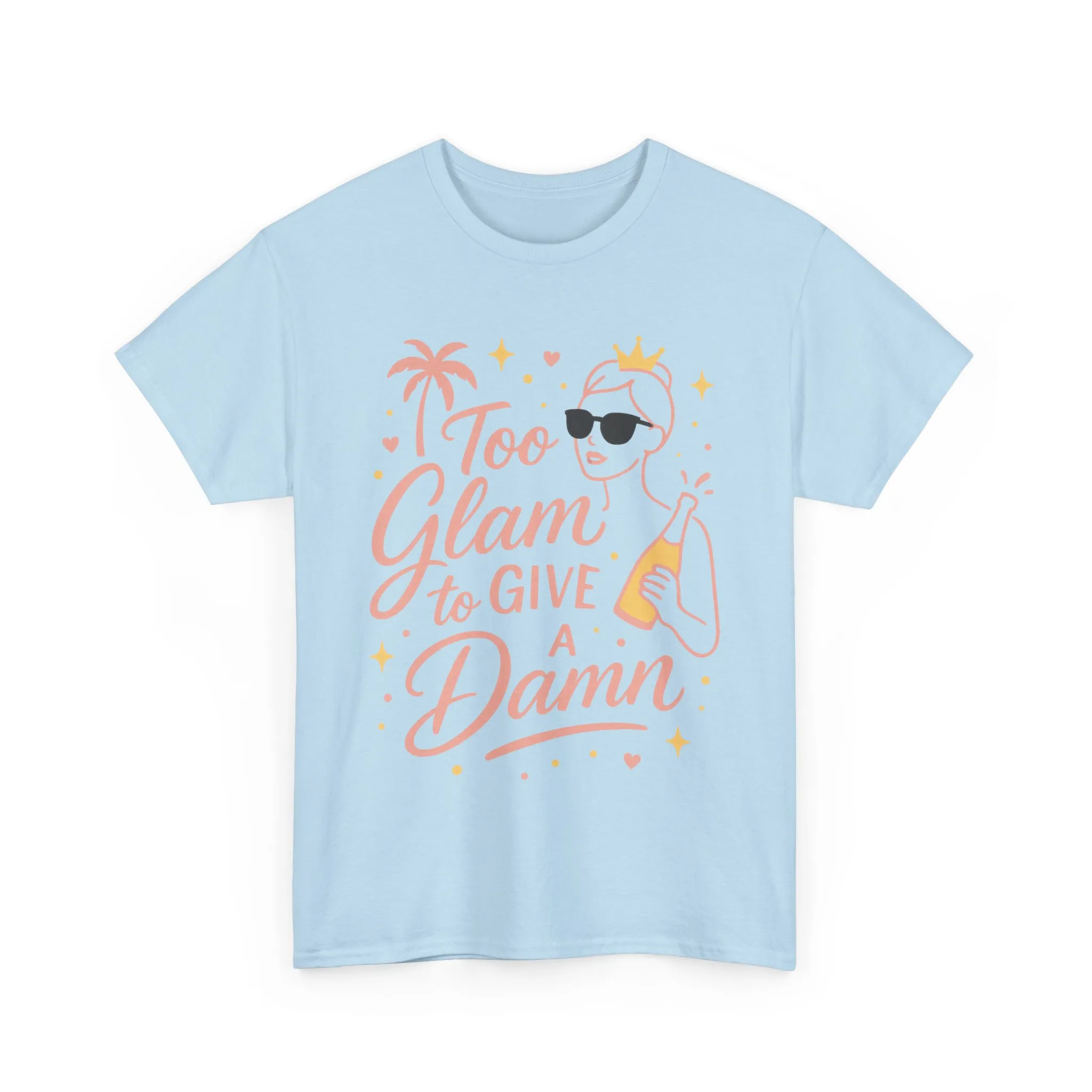 Too Glam to Give a Damn Bridal Party Shirt, Bachelorette Party Tee, Bridesmaid Wedding Tee, Hen Party Top, Bridal Shower, Bridesmaids Gift - Image 13