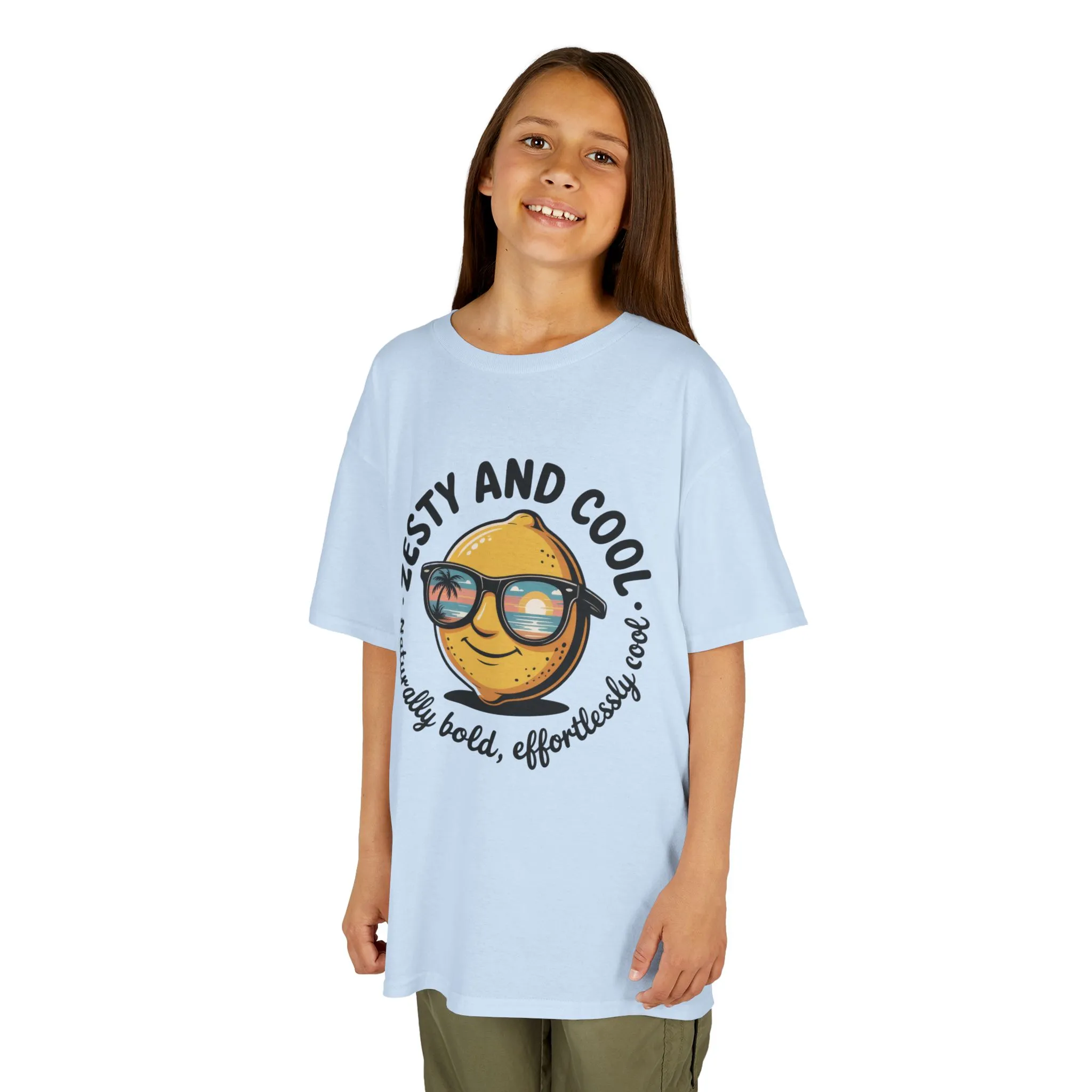 Zesty and Cool Kids Tee, Fun Summer Shirt, Birthday Gift for Kids, Playful Graphic Tee, Cool Kids Apparel, Fruit Tee for Boys and Girls - Image 2