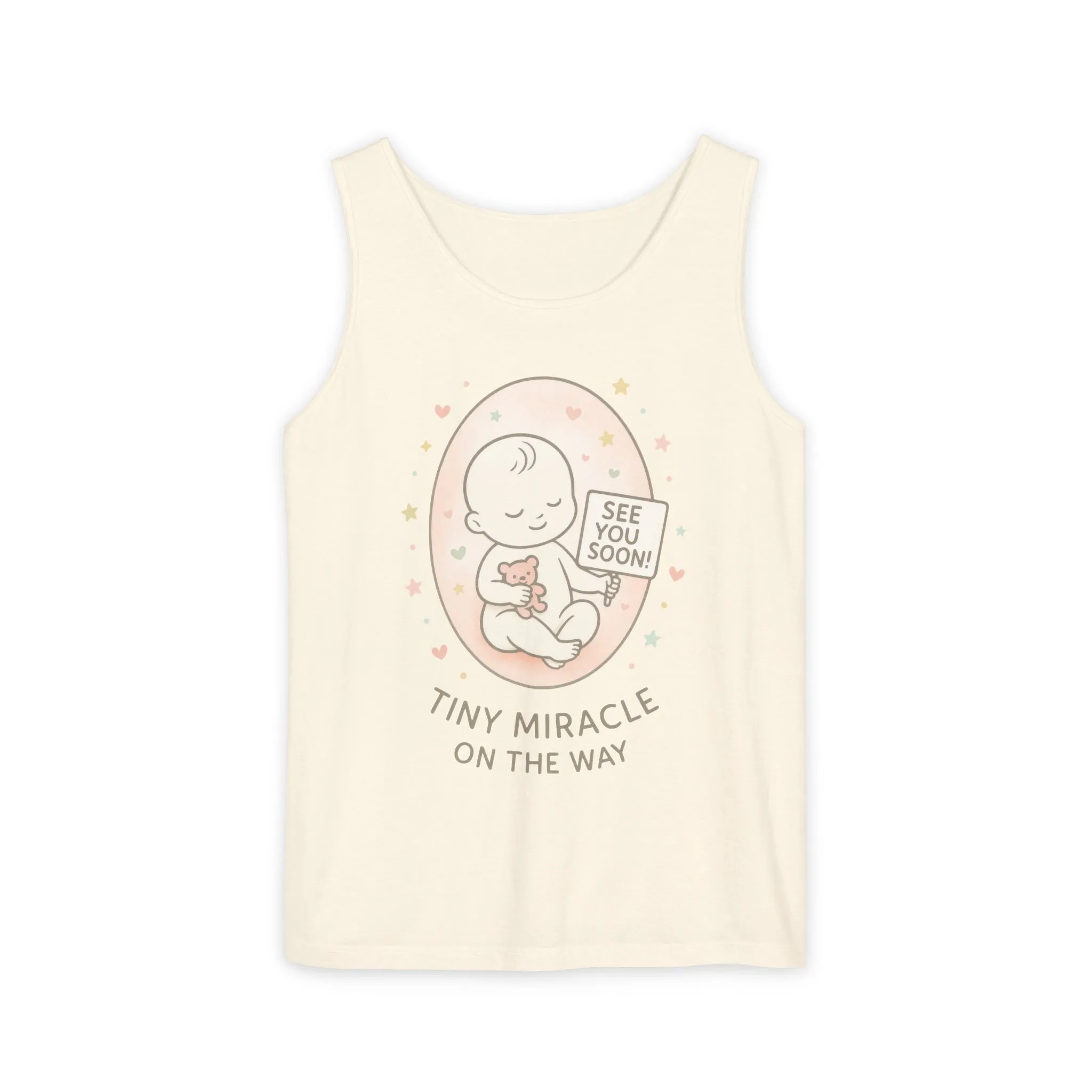 Coming Soon Maternity Tank Top, Cute Baby Pregnancy Announcement Shirt, Expecting Mom Gift, Gender Reveal Tee, Baby Shower Gift - Image 5