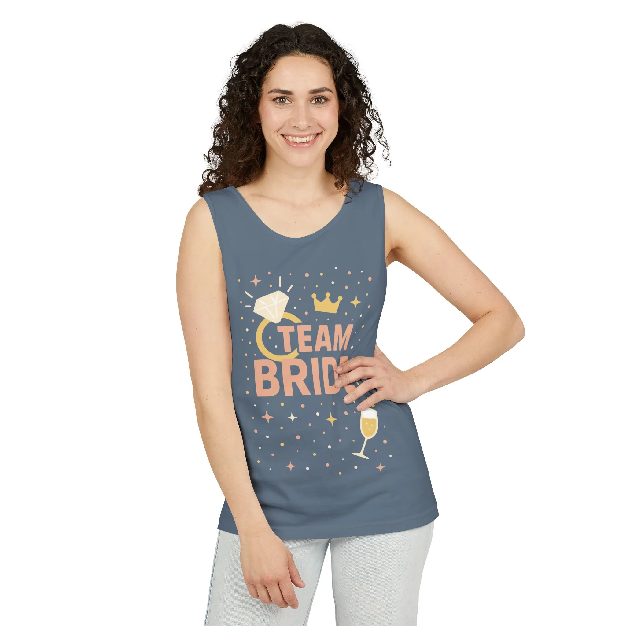 Team Bride Tank Top, Bachelorette Party Tee, Bridesmaid Wedding Tee, Hen Party Shirts, Bridal Shower, Bridesmaids Gift - Image 12