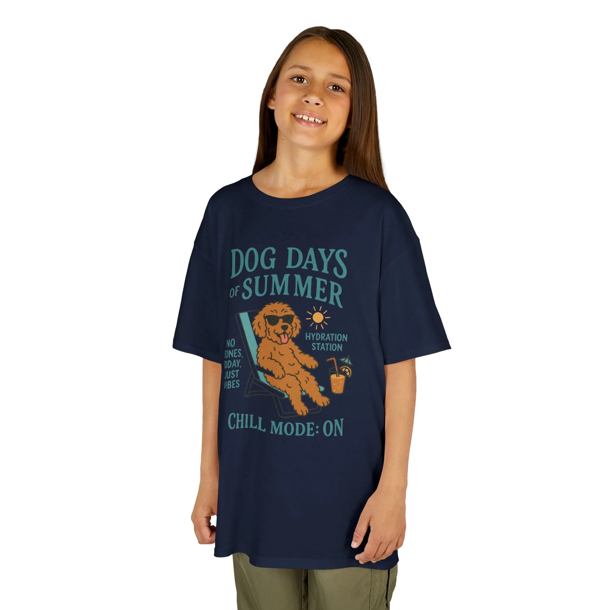 Summer Chill Kids Tee, Fun Playful T-Shirt for Boys & Girls, Perfect for Summer Days, Beach Outings, Gifts, Casual Wear - Image 23