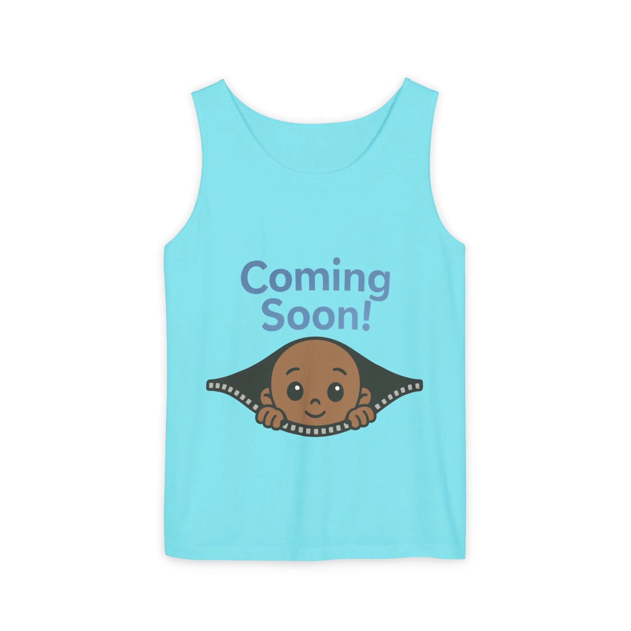 Coming Soon Maternity Tank Top, Cute Baby Boy Pregnancy Announcement Tee, Funny Expecting Mom Gift, Gender Reveal Tee, Baby Shower Top - Image 11