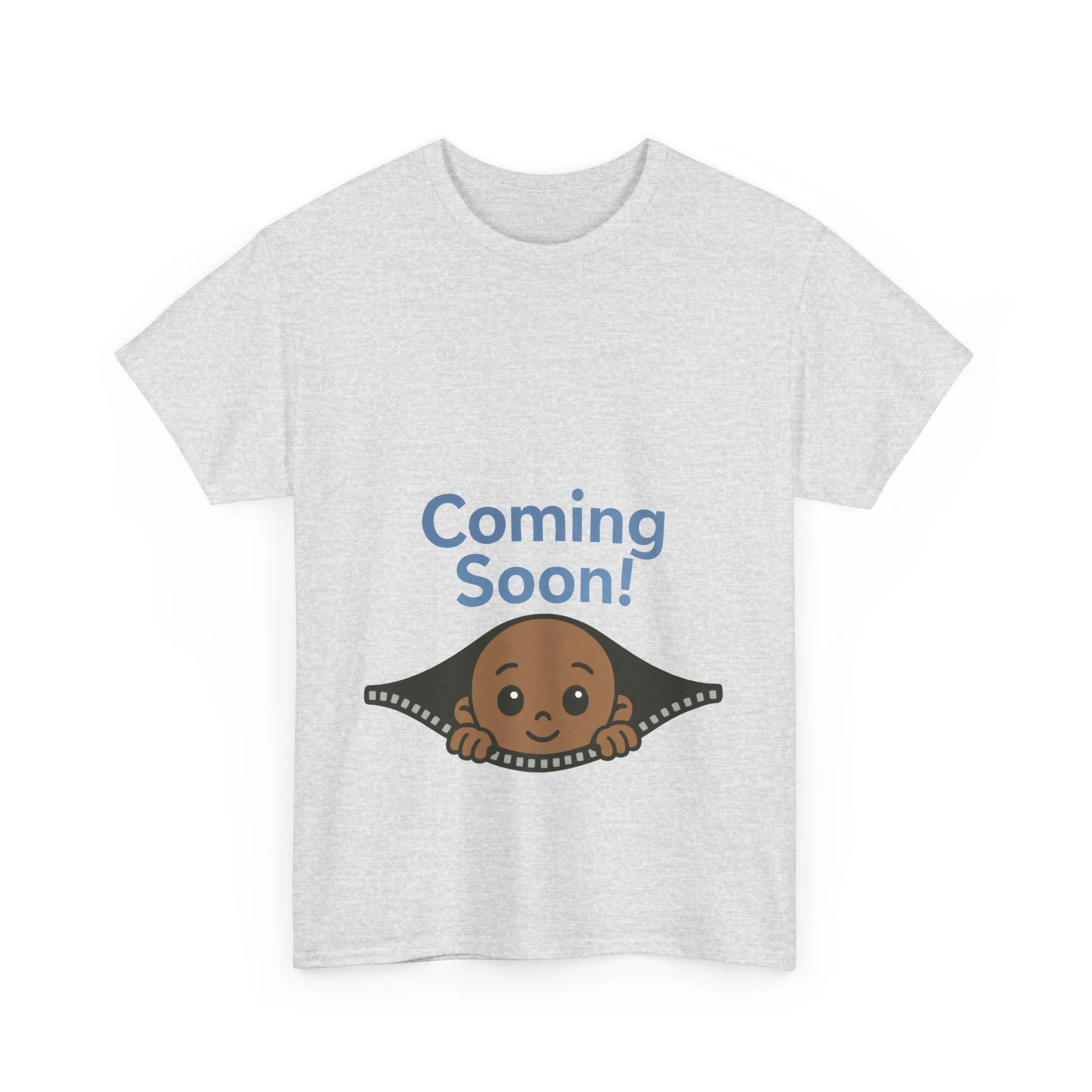 Coming Soon Maternity Tee, Cute Baby Boy Pregnancy Announcement Tee, Funny Expecting Mom Gift, Gender Reveal Tee, Baby Shower Top - Image 7
