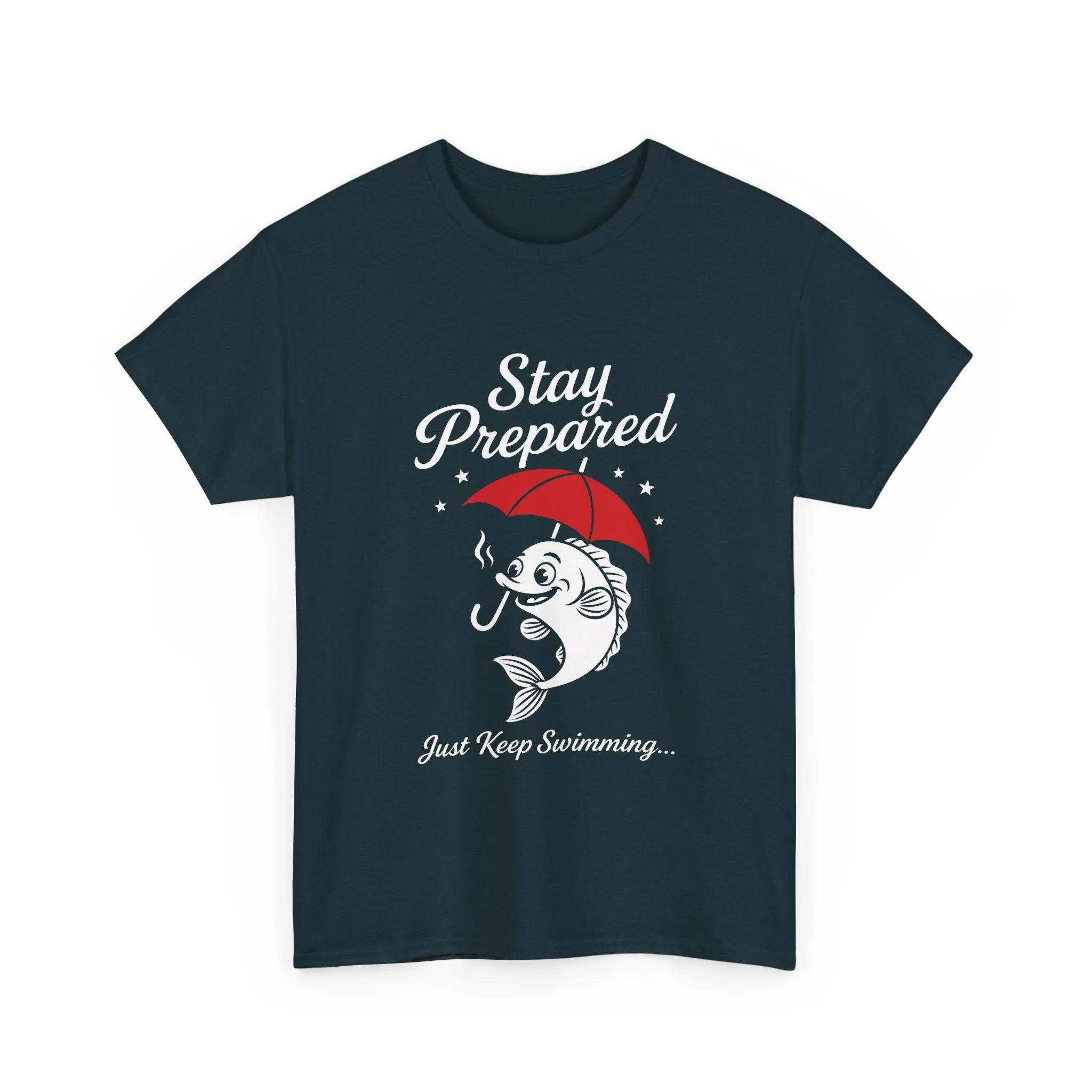 Stay Prepared Fish Shirt for Women - Just Keep Swimming Funny Nautical Tee - Positive Fishing Gift, Outdoor Adventure Apparel - Image 10