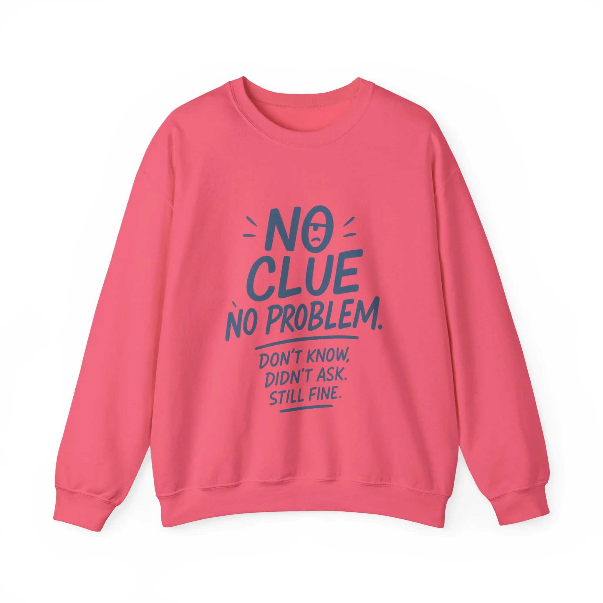 Funny No Clue Womens Crewneck Sweatshirt, No Problem Quote, Dont Know Diddt Ask Graphic Sweatshirt, Gift for Her, Cozy Relaxed Fit Pullover - Image 31