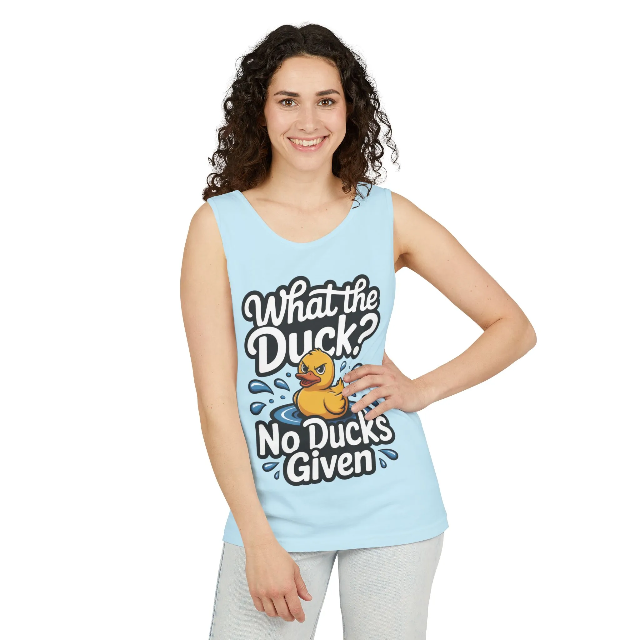 Funny Duck Tank Top for Summer - No Ducks Given Tee - What The Duck Mens T-Shirt - Sarcastic Rubber Duck Graphic, Humor Gift For Him - Image 11