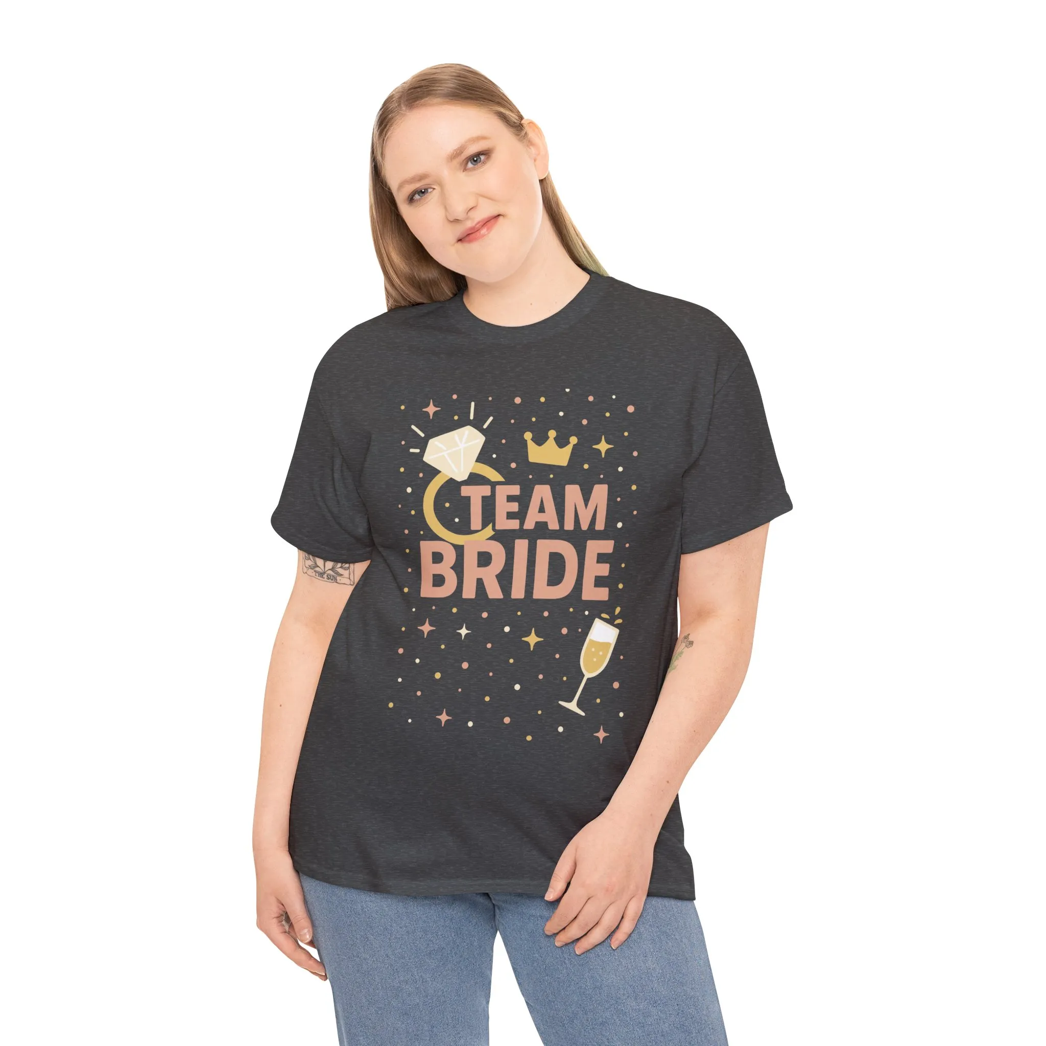 Team Bride T-Shirt, Bachelorette Party Tee, Bridesmaid Wedding Tee, Hen Party Matching Shirts, Bridal Shower, Bridesmaids Gift - Image 12