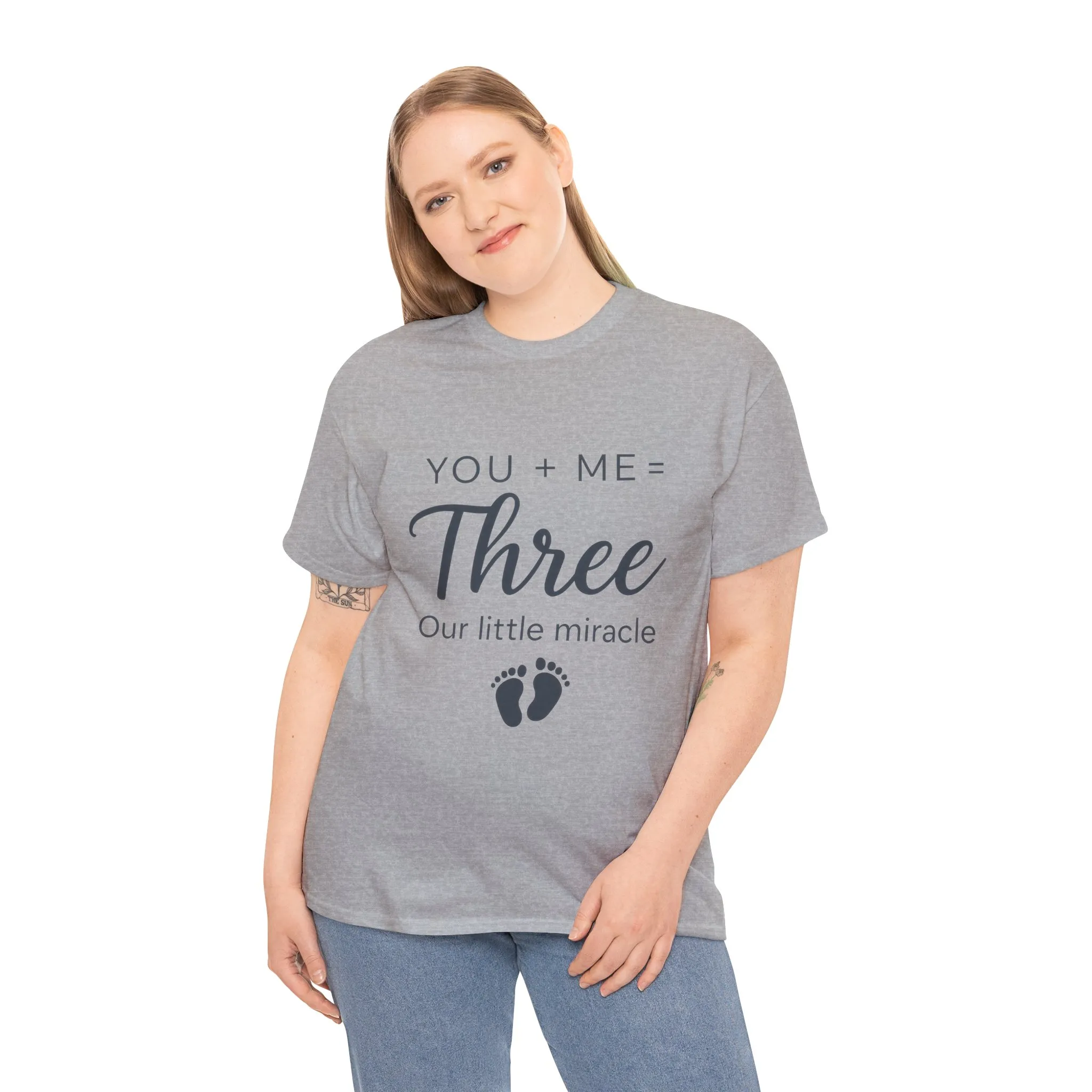 Maternity T-Shirt, Cute Pregnancy Announcement Shirt, Our Little Miracle Expecting Mom Gift, Baby Reveal Tee, Baby Showers Gift - Image 12