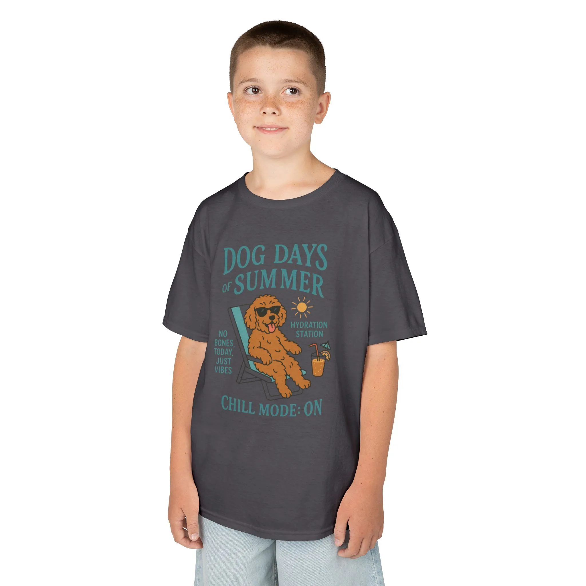 Summer Chill Kids Tee, Fun Playful T-Shirt for Boys & Girls, Perfect for Summer Days, Beach Outings, Gifts, Casual Wear - Image 21