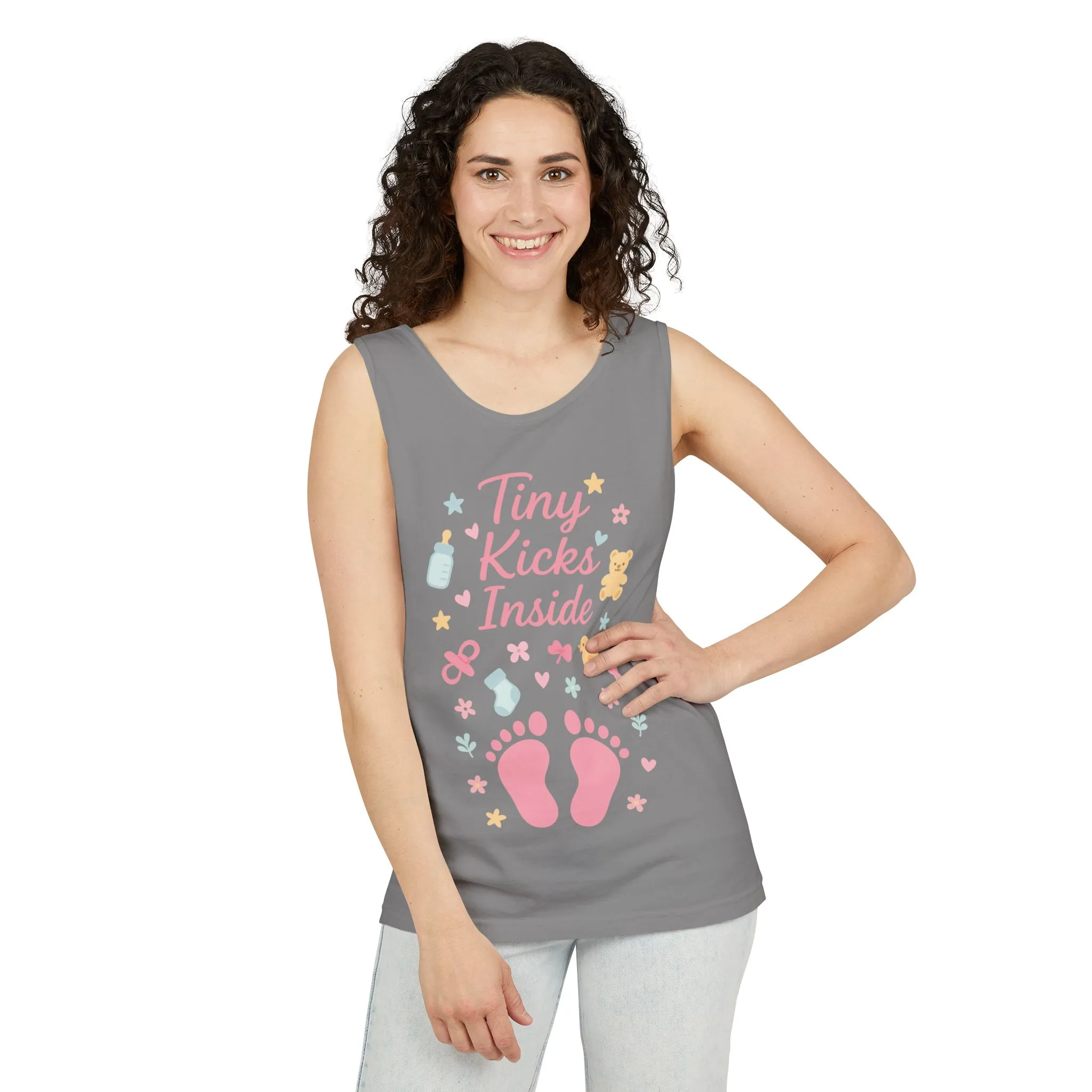 Maternity Tank Top Pregnancy Announcement Shirt, Cute Mom To Be Gift, Expecting Baby Gift, Pregnancy Reveal Top, Baby Shower Shirt - Image 20
