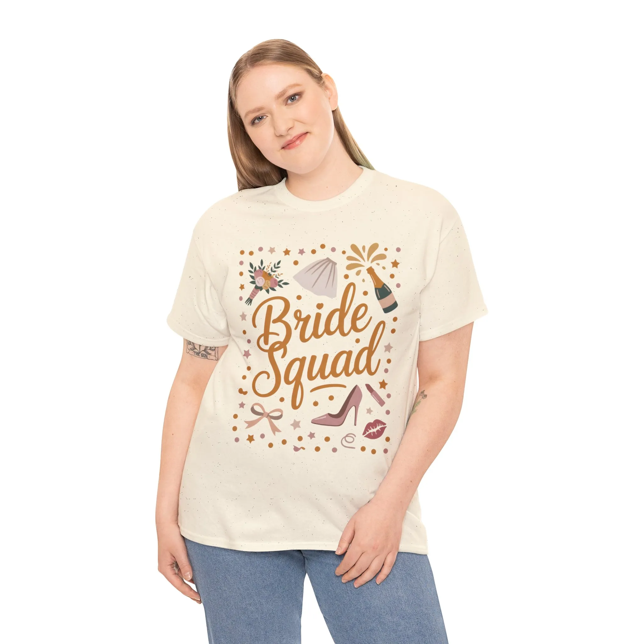 Bride Squad Shirt, Bachelorette Party T-Shirt, Bridesmaid Wedding Tee, Hen Party Matching Shirts, Bridal Shower, Gift for Bridesmaids - Image 33