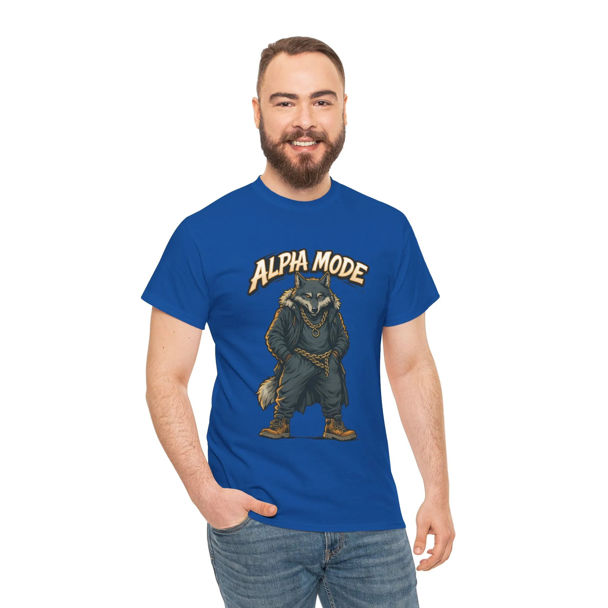 Alpha Mode Wolf Shirt, Mens Streetwear Graphic Tee, Hip Hop Wolf T-Shirt, Alpha Male Power Shirt, Cool Urban Wolf Gift, Trendy Summer Shirt - Image 26