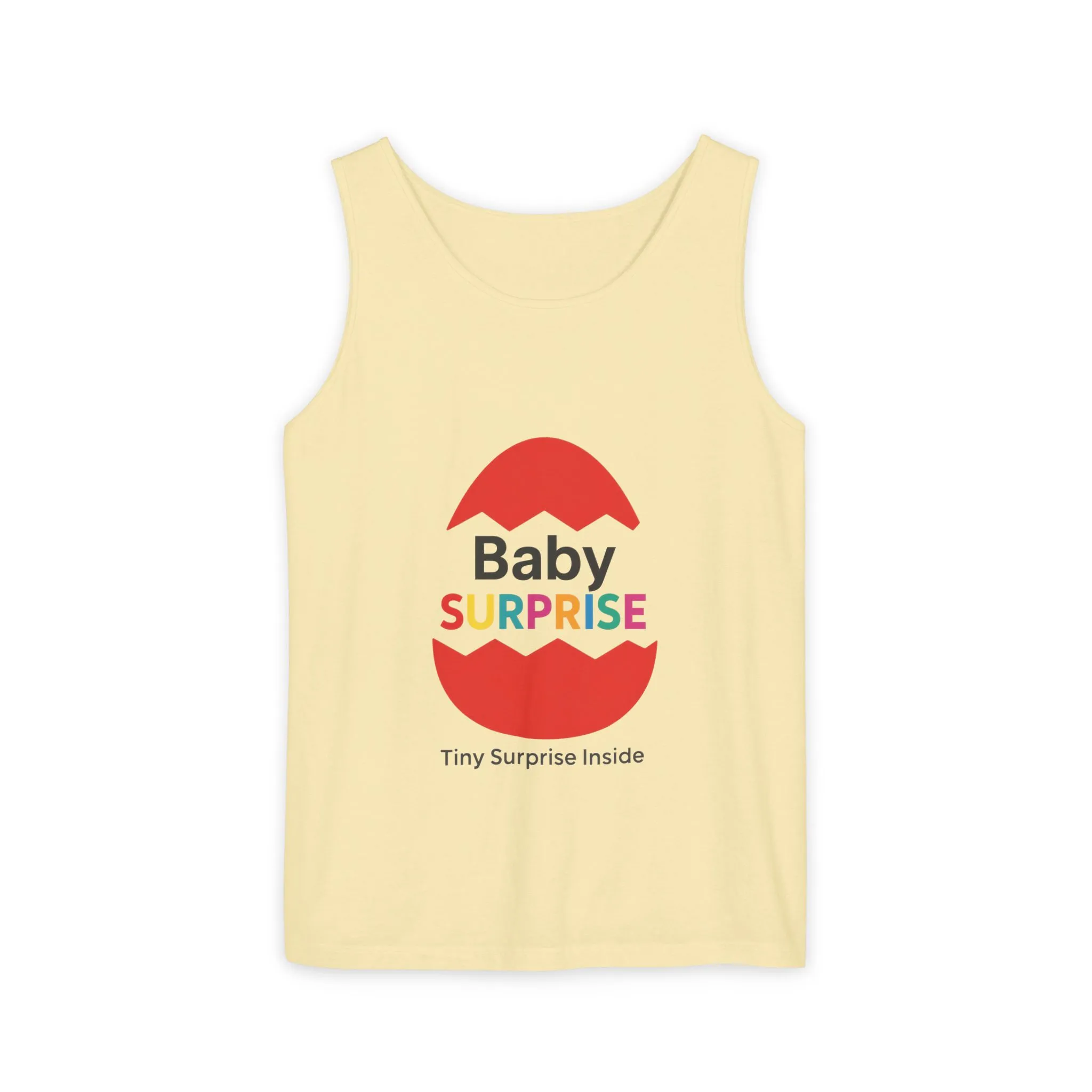 Baby Surprise Maternity Tank Top, Pregnancy Announcement Tank, Mom To Be Gift, Expecting Baby Reveal Top, Baby Shower Gift,Gender Reveal Tee - Image 5