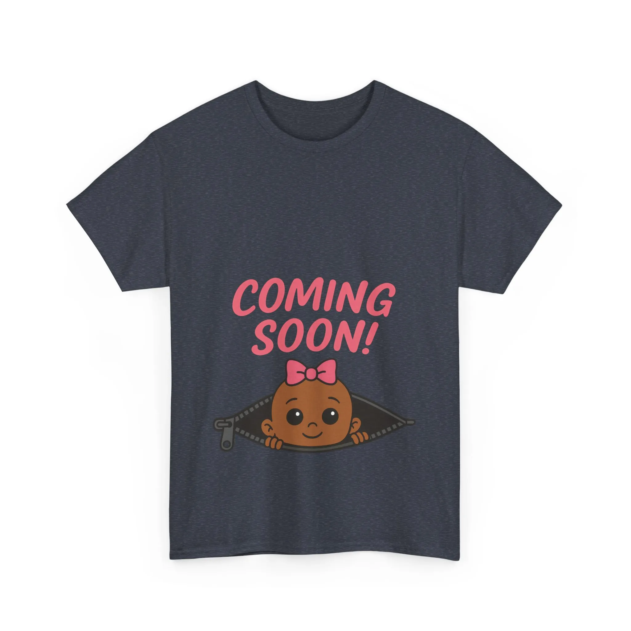 Coming Soon Maternity Tee, Cute Baby Girl Pregnancy Announcement Tee, Funny Expecting Mom Gift, Gender Reveal Tee, Baby Shower Top - Image 19