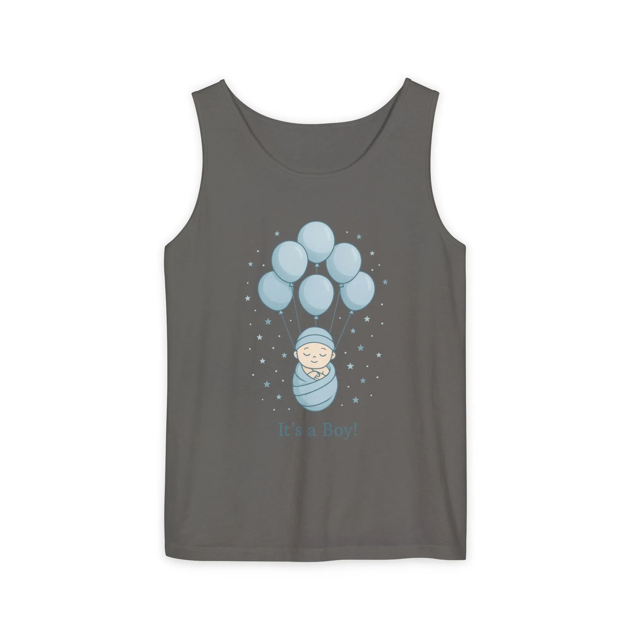 Its a Boy Maternity Tank Top, Baby Boy Pregnancy Announcement Tank, Gender Reveal Mom To Be Gift, Expecting Baby Shower Top - Image 7