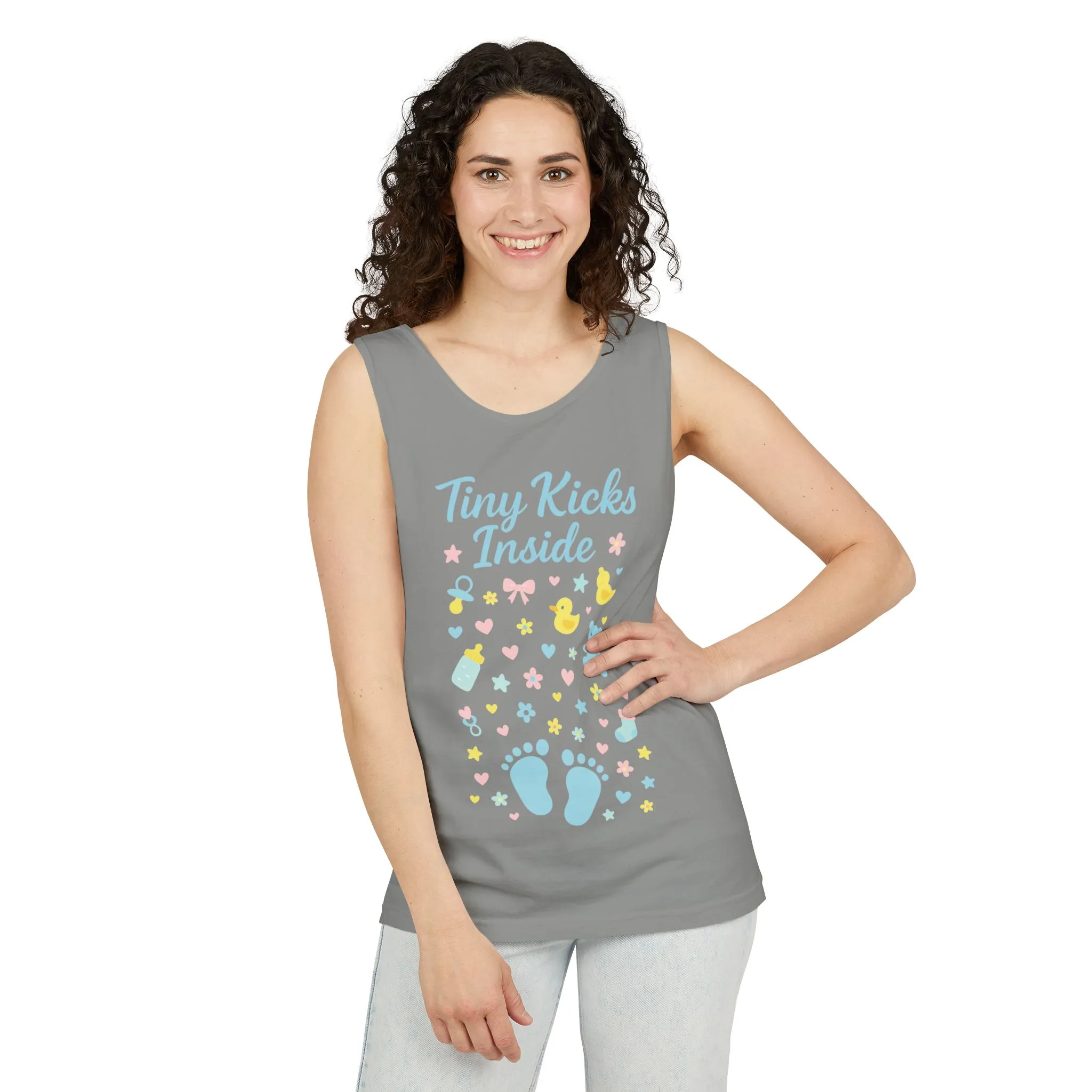 Maternity Tank Top Pregnancy Announcement Shirt, Cute Mom To Be Gift, Expecting Baby Gift, Pregnancy Reveal Top, Baby Shower Shirt - Image 12