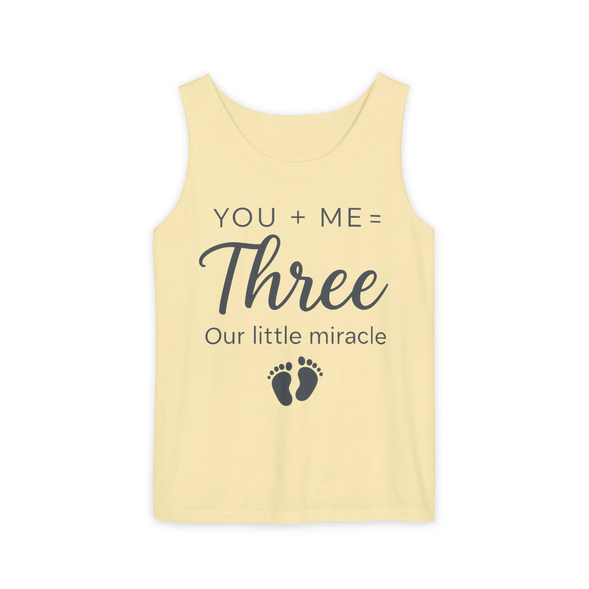 Maternity Tank Top, Cute Pregnancy Announcement Tank, Our Little Miracle Expecting Mom Gift, Baby Reveal Tee, Baby Showers Gift - Image 7