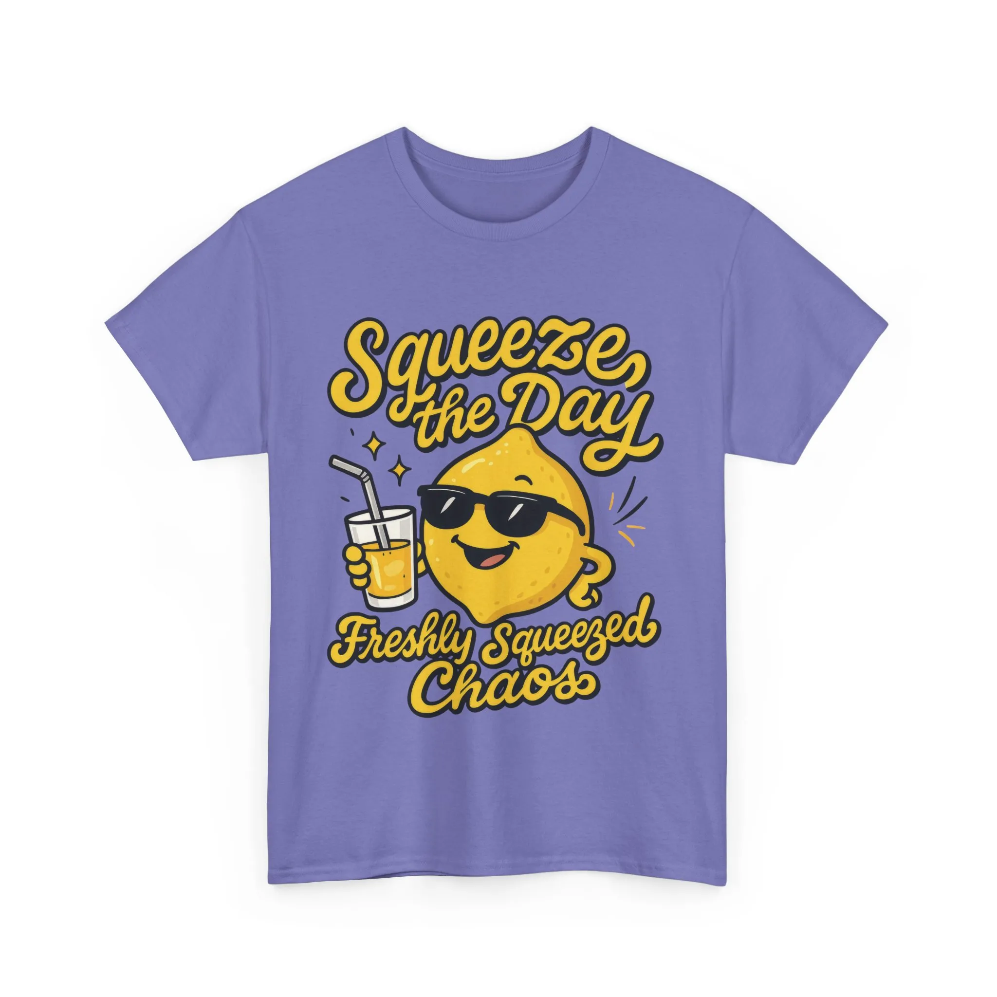 Funny Lemon Shirt for Women - Squeeze The Day Freshly Squeezed Chaos Tee - Cute Positive Citrus Graphic Tee, Fun Summer Tee for Beach Vibes - Image 22