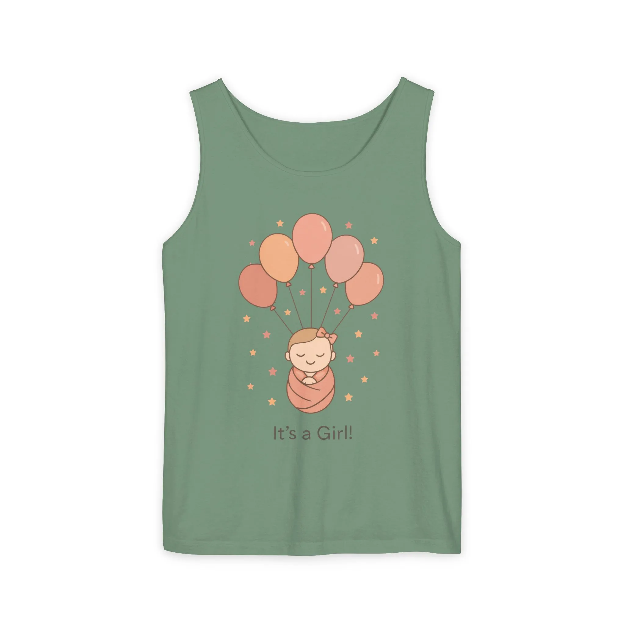 It's a Girl! Baby Shower Tank Top, Baby Girl Pregnancy Announcement Shirt, Gender Reveal Mom To Be Gift, Expecting Baby Shower Top - Image 25