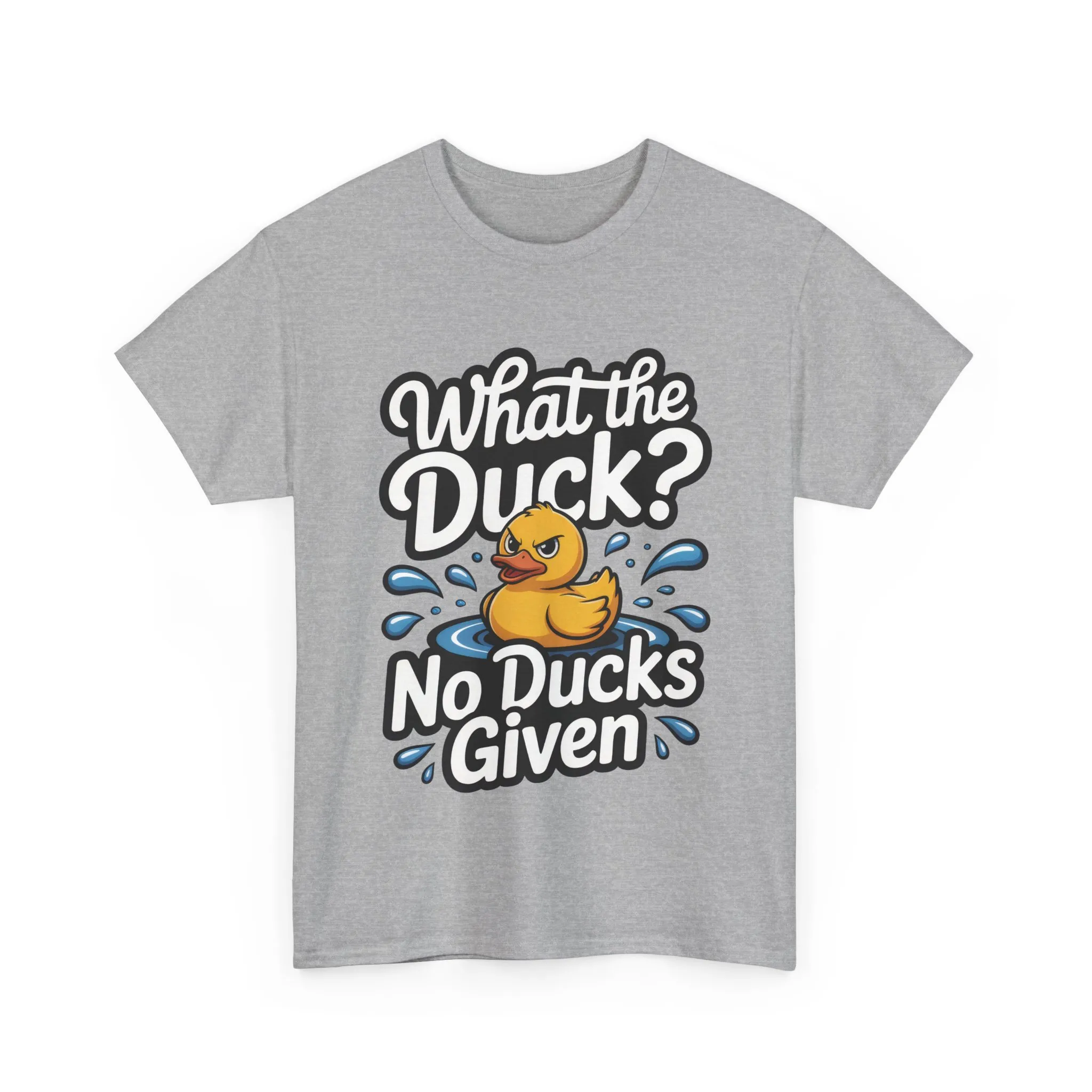 Funny Duck Shirt - No Ducks Given Tee - What The Duck Mens T-Shirt - Sarcastic Rubber Duck Graphic - Humor Gift For Him - Image 7