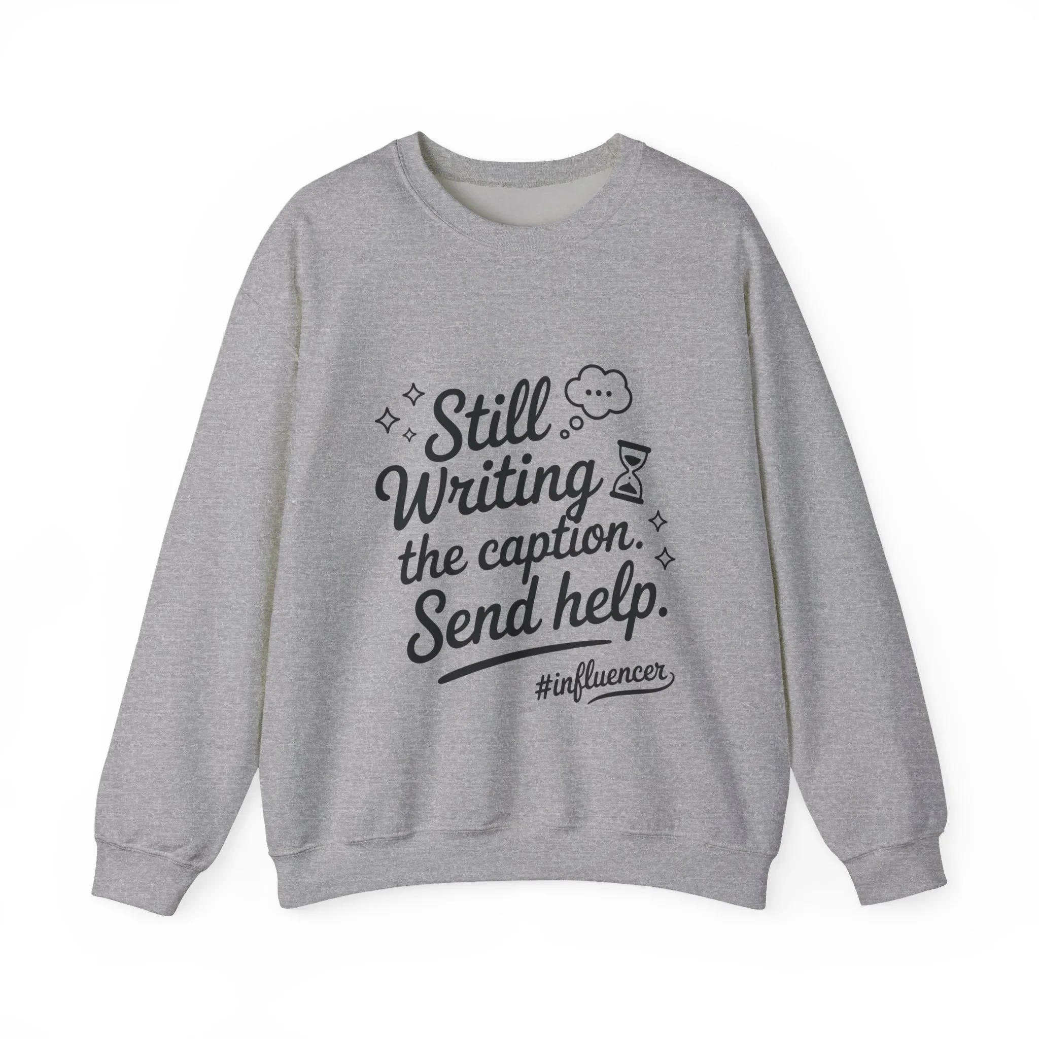 Funny Influencer Womens Sweatshirt, Cozy Oversized Crewneck, Social Media Humor Gift, Influencer Sweatshirt for Writers, social media gift - Image 10