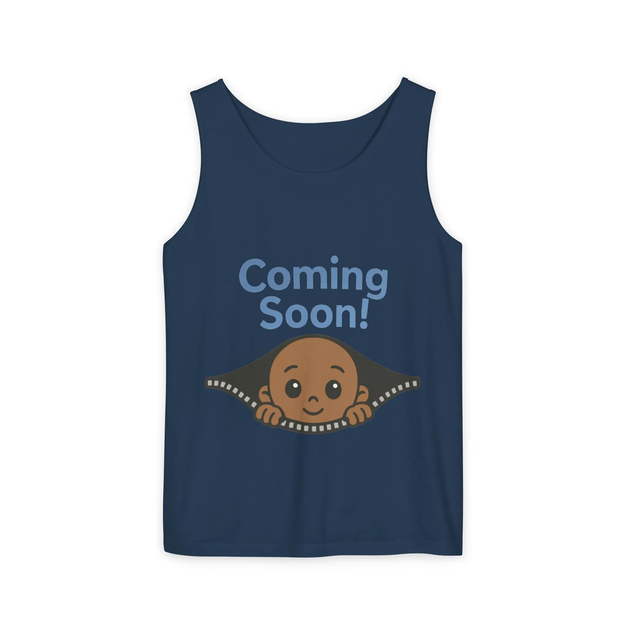 Coming Soon Maternity Tank Top, Cute Baby Boy Pregnancy Announcement Tee, Funny Expecting Mom Gift, Gender Reveal Tee, Baby Shower Top - Image 15