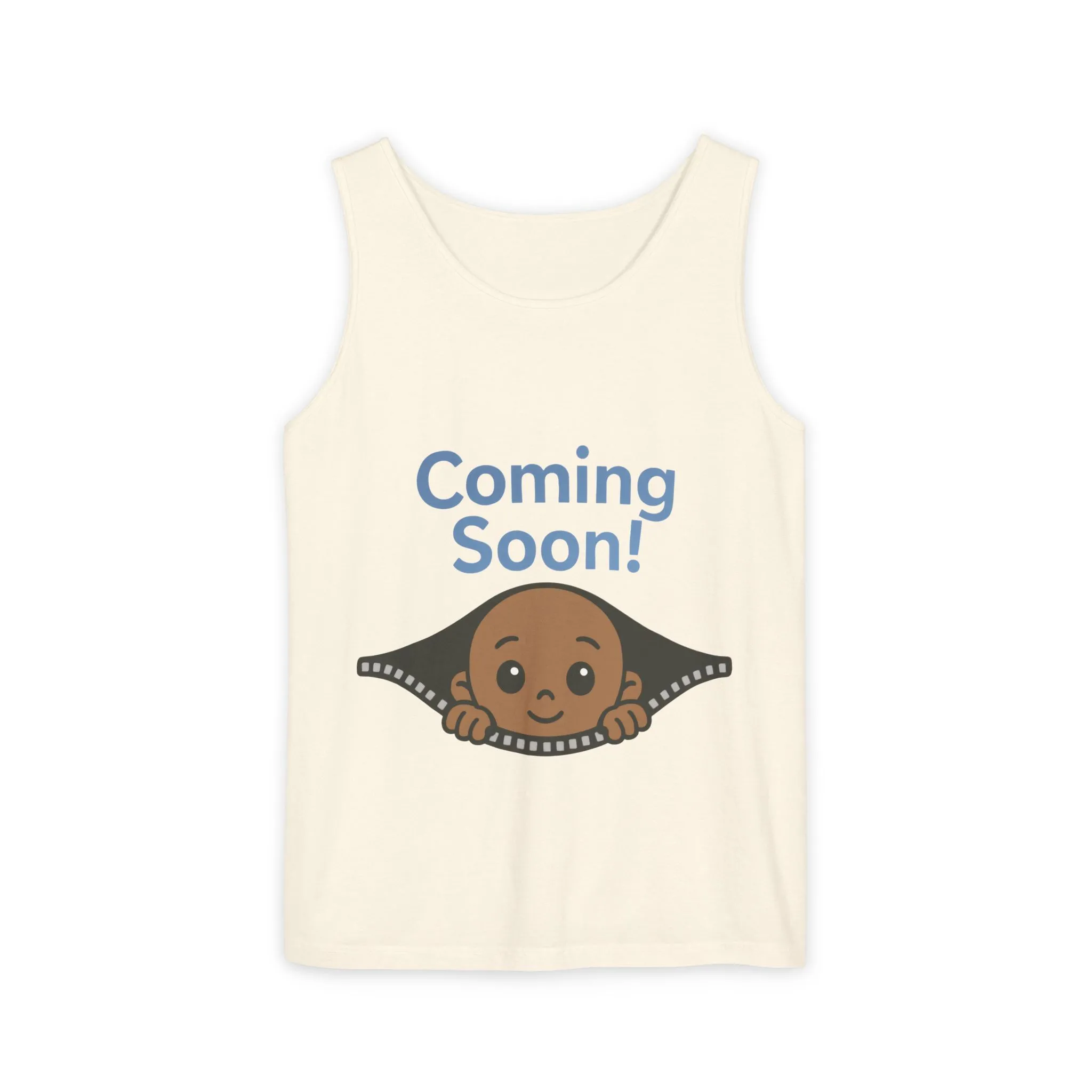 Coming Soon Maternity Tank Top, Cute Baby Boy Pregnancy Announcement Tee, Funny Expecting Mom Gift, Gender Reveal Tee, Baby Shower Top - Image 5