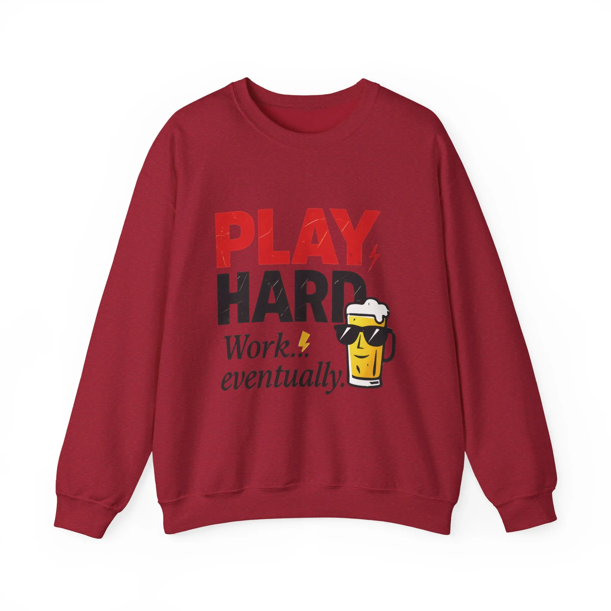 Play Hard Work Eventually Sweatshirt, Funny Mens Crewneck, Casual Gift, Weekend Wear, Holiday Sweater, Cozy Apparel - Image 28