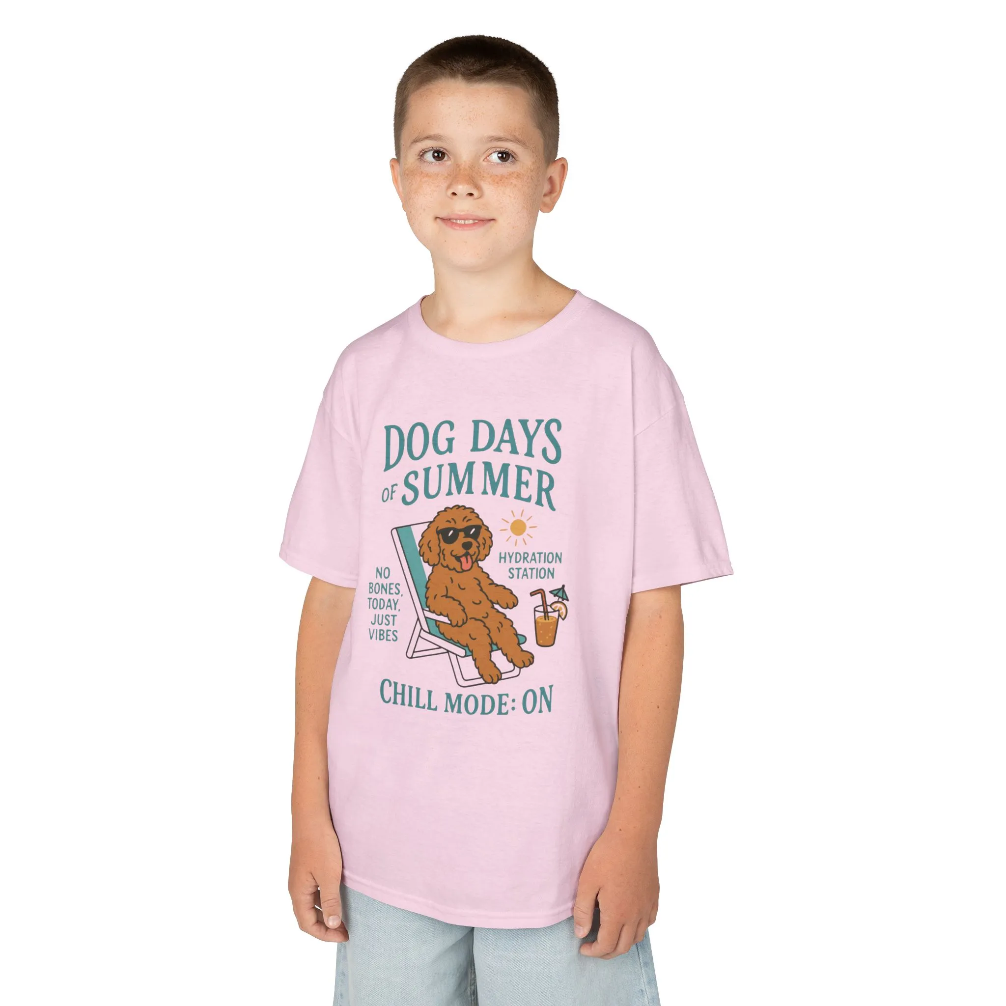 Summer Chill Kids Tee, Fun Playful T-Shirt for Boys & Girls, Perfect for Summer Days, Beach Outings, Gifts, Casual Wear - Image 27