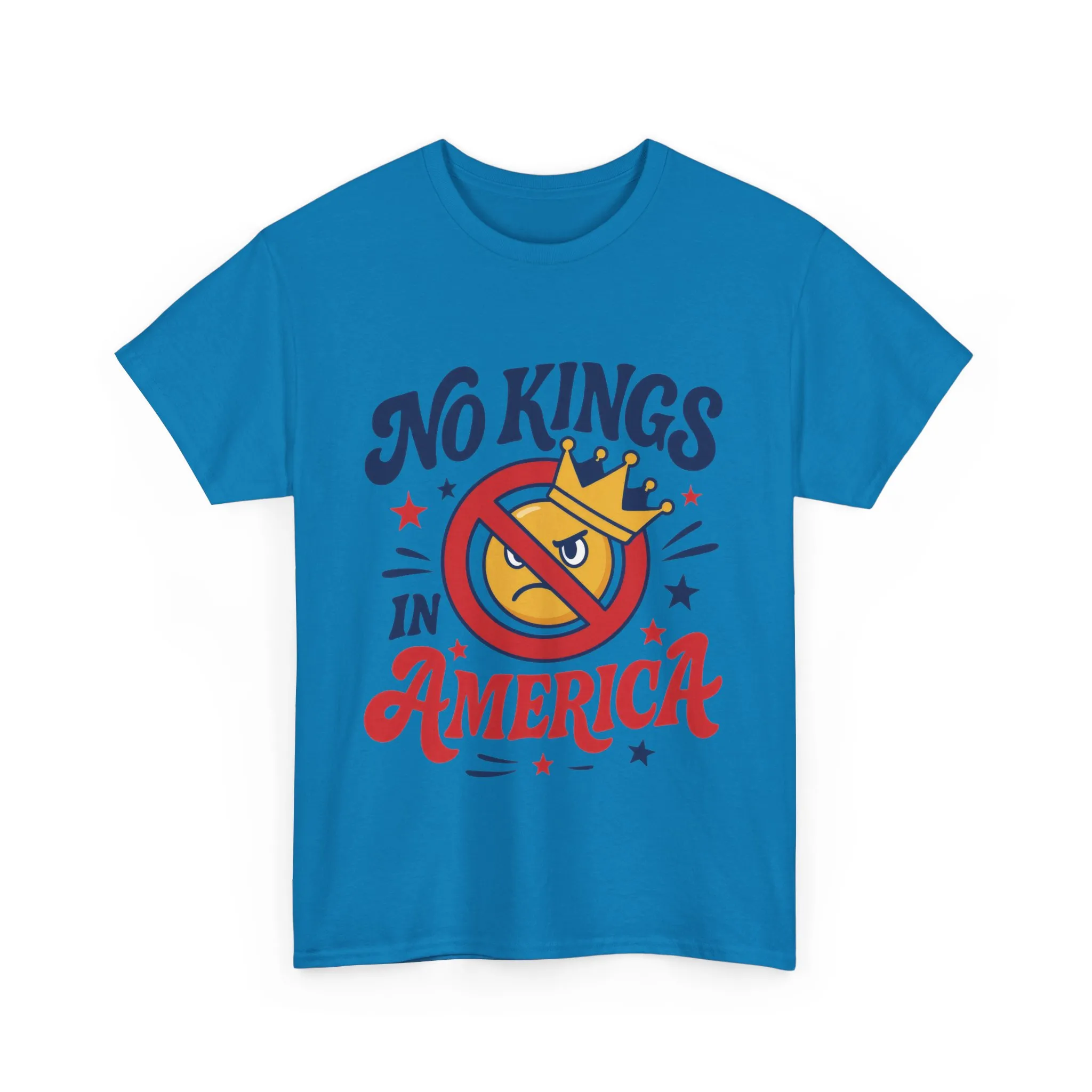 No Kings in America Unisex T-Shirt - Funny Patriotic Anti Monarchy Tee - 4th of July USA Shirt, Political Rallies, Statement Wear - Image 16
