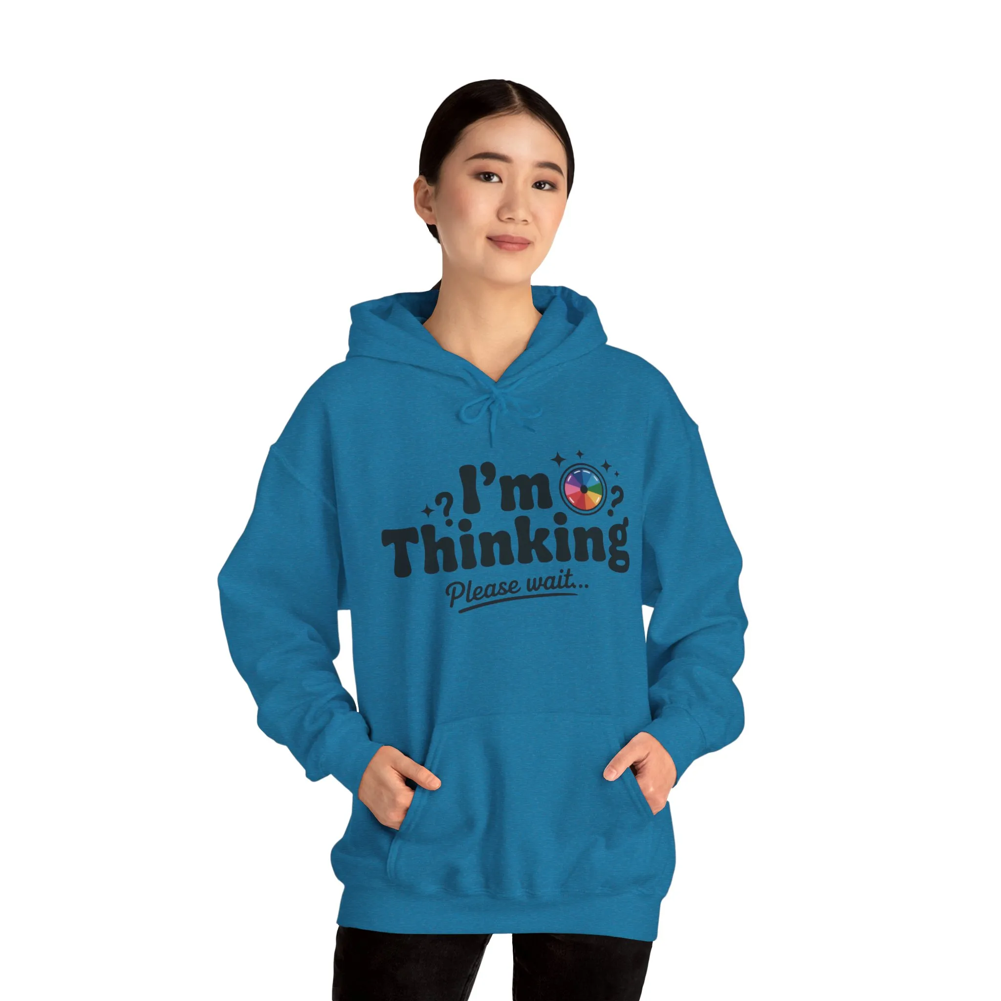 Playful Thinking Womens Hooded Sweatshirt, Womens Hoodie, Brainstorming Buddy, Thoughtful Gift, Cute Geeky Gift for Introverts, Programmers - Image 32