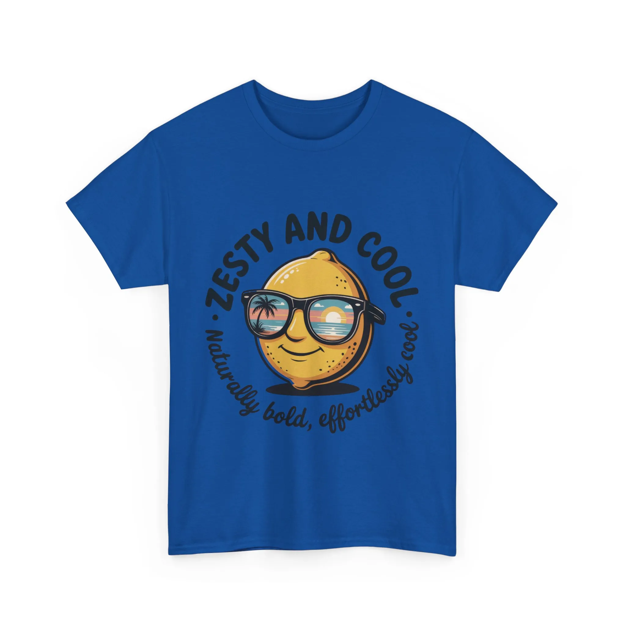 Zesty Lemon Tee, Womens Heavy Cotton T-Shirt, Funny Graphic Tee, Summer Apparel, Gift for Lemon Lovers, Casual Style, Funny Summer Tee - Image 16