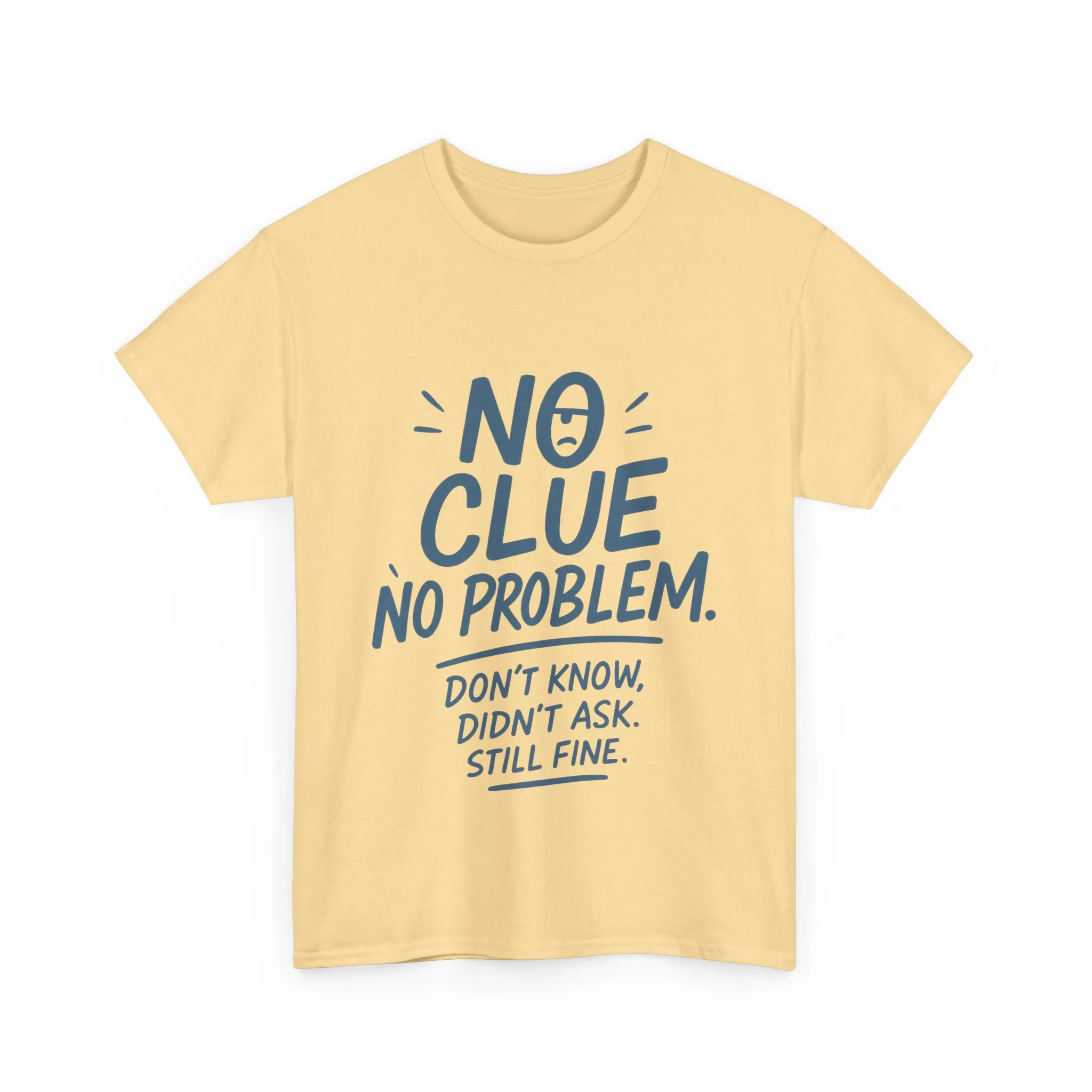 Funny No Clue Womens T-Shirt, No Problem Quote Shirt, Dont Know Didnt Ask Graphic Tee, Relaxed Fit Gift for Her, Humorous Tee - Image 31