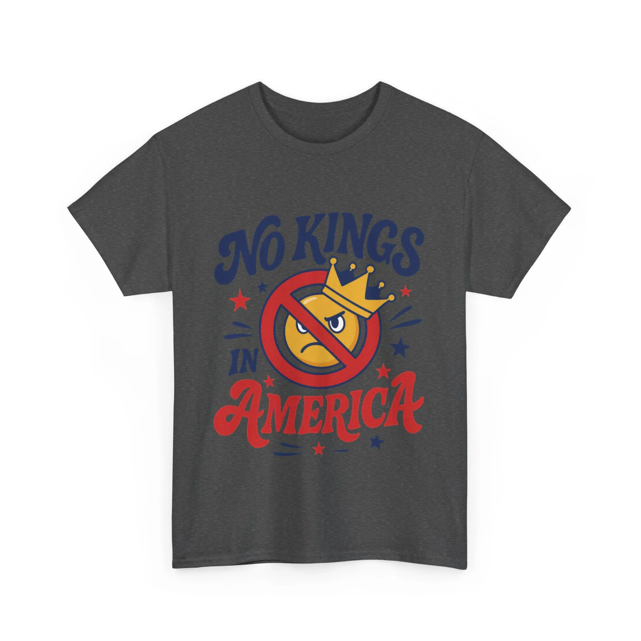 No Kings in America Unisex T-Shirt - Funny Patriotic Anti Monarchy Tee - 4th of July USA Shirt, Political Rallies, Statement Wear - Image 13