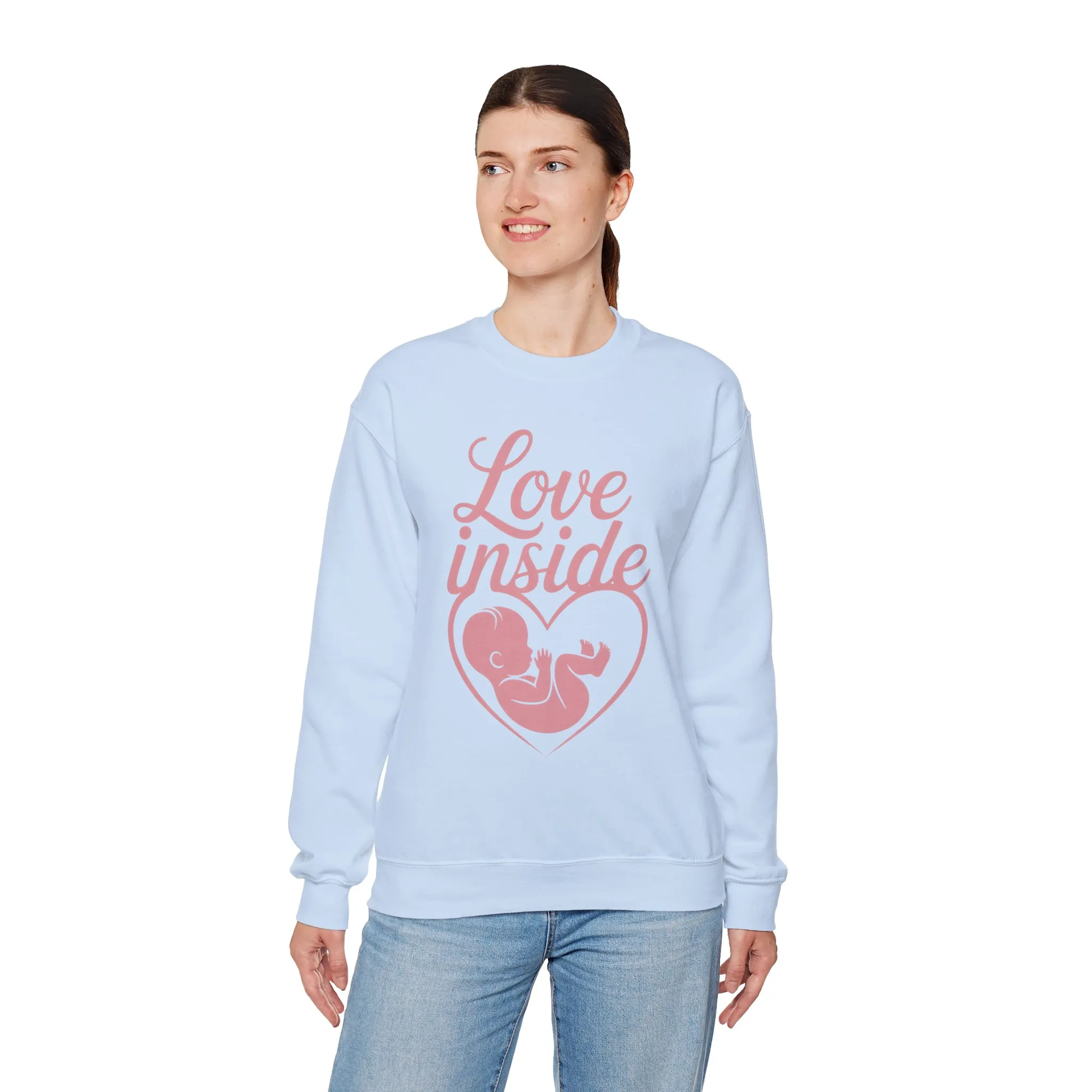Maternity Sweatshirt, Pregnancy Announcement Tee, Baby Inside Mom To Be Gift, Expecting Mother Gift, Pregnancy Reveal Top, Baby Shower Top - Image 33