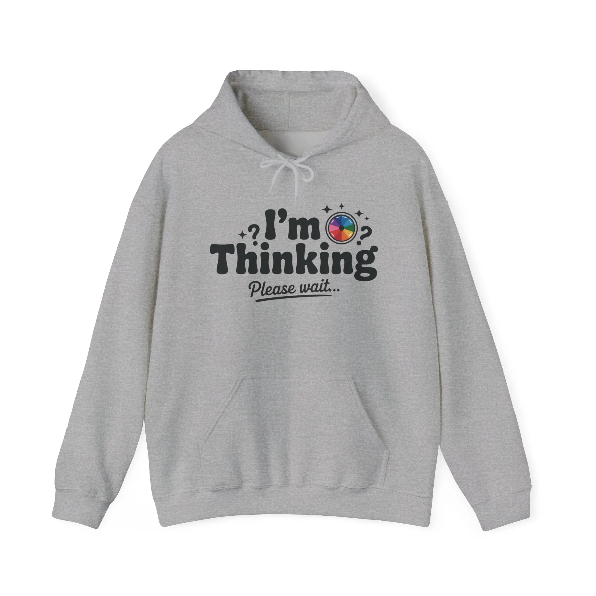 Funny - Im Thinking Please Wait - Mens Hoodie, Cute Geeky Gift for Introverts, Programmers, Designers, Fun Humor Hoodie, Gift for Adults - Image 28