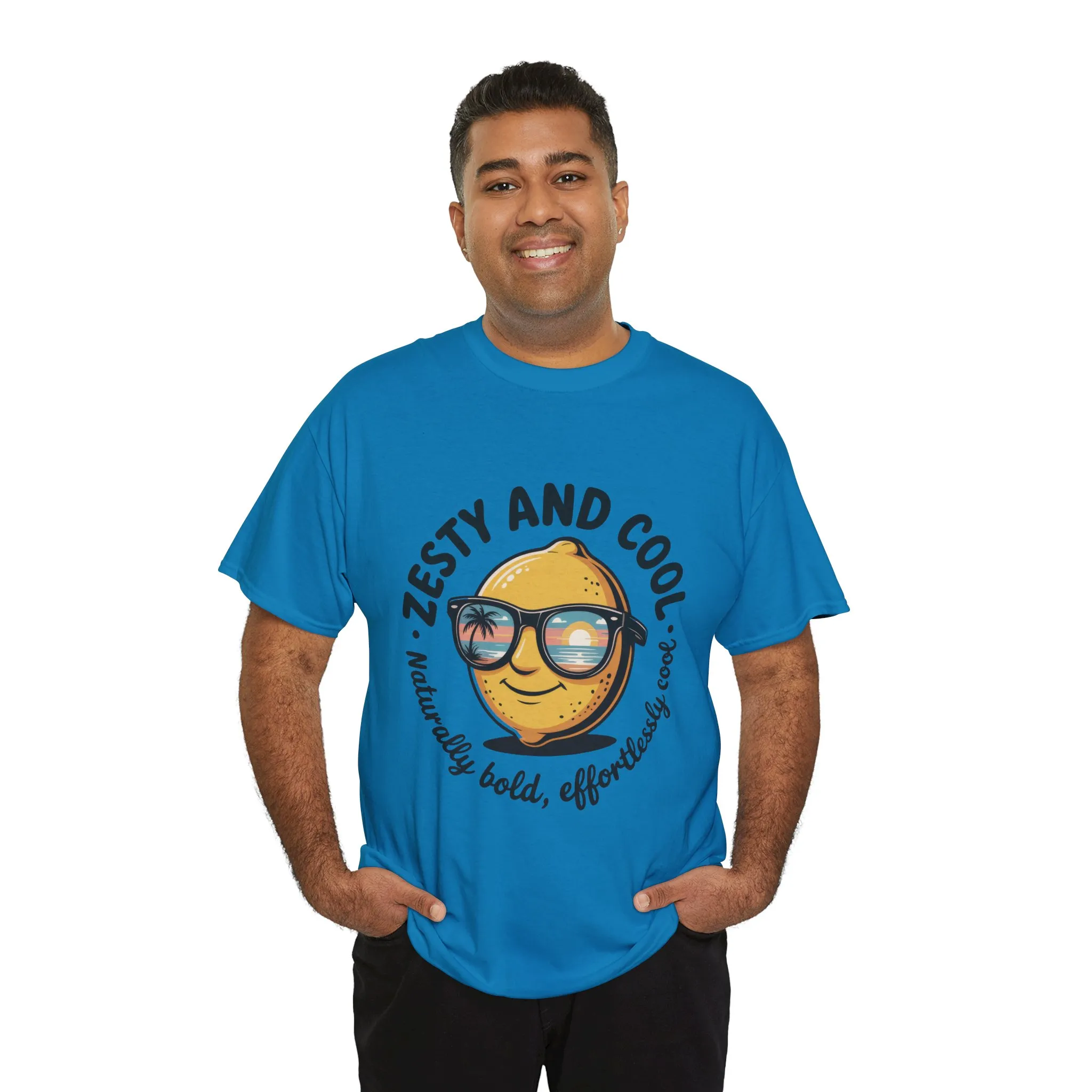 Zesty and Cool Mens Tee, Stylish Casual Shirt, Summer Outing Apparel, Fun Gift for Friends, Lemon Graphic T-Shirt, Birthday Present Idea - Image 24